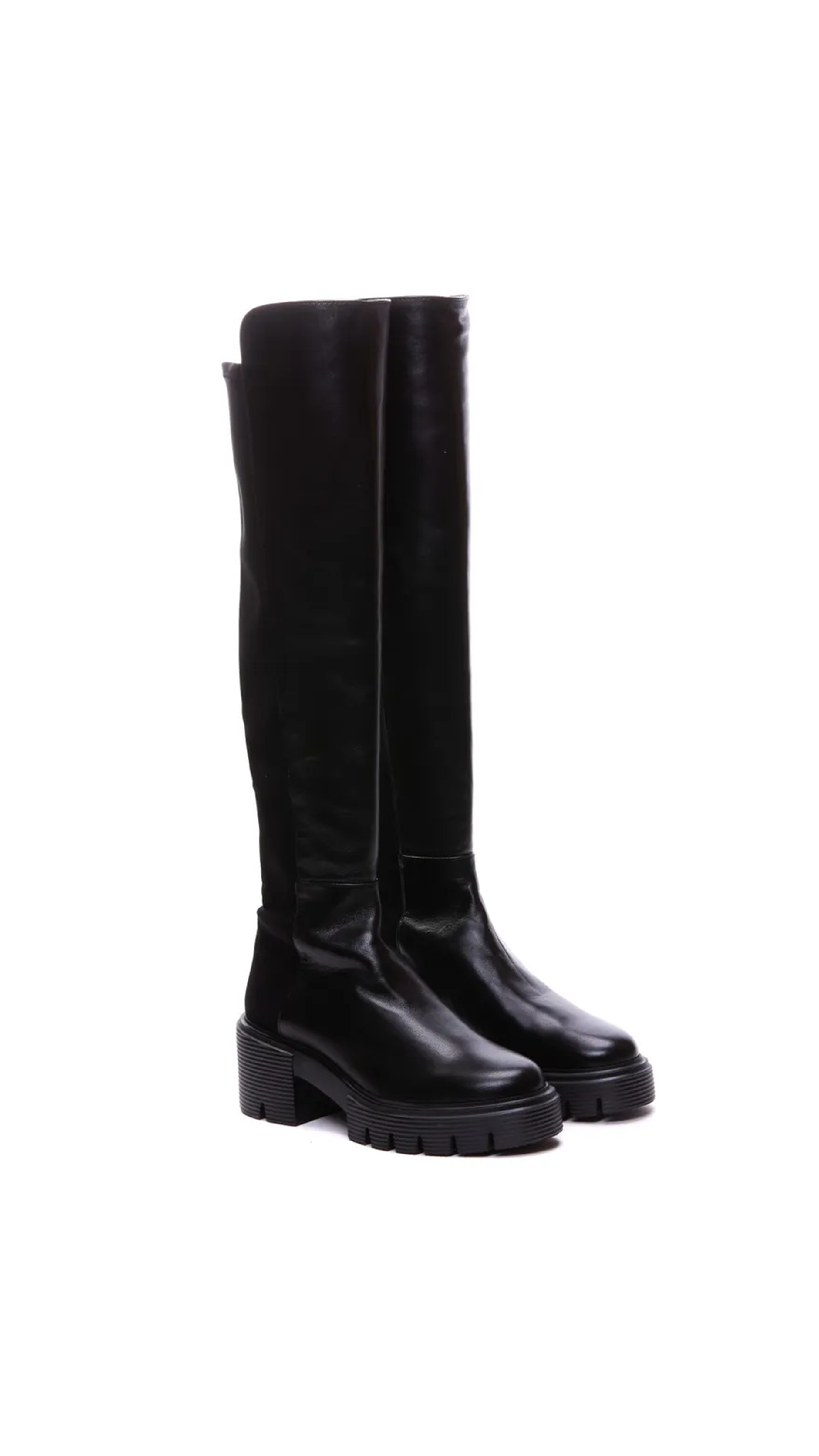 Soho Smooth Leather 50/50 Boots - Black