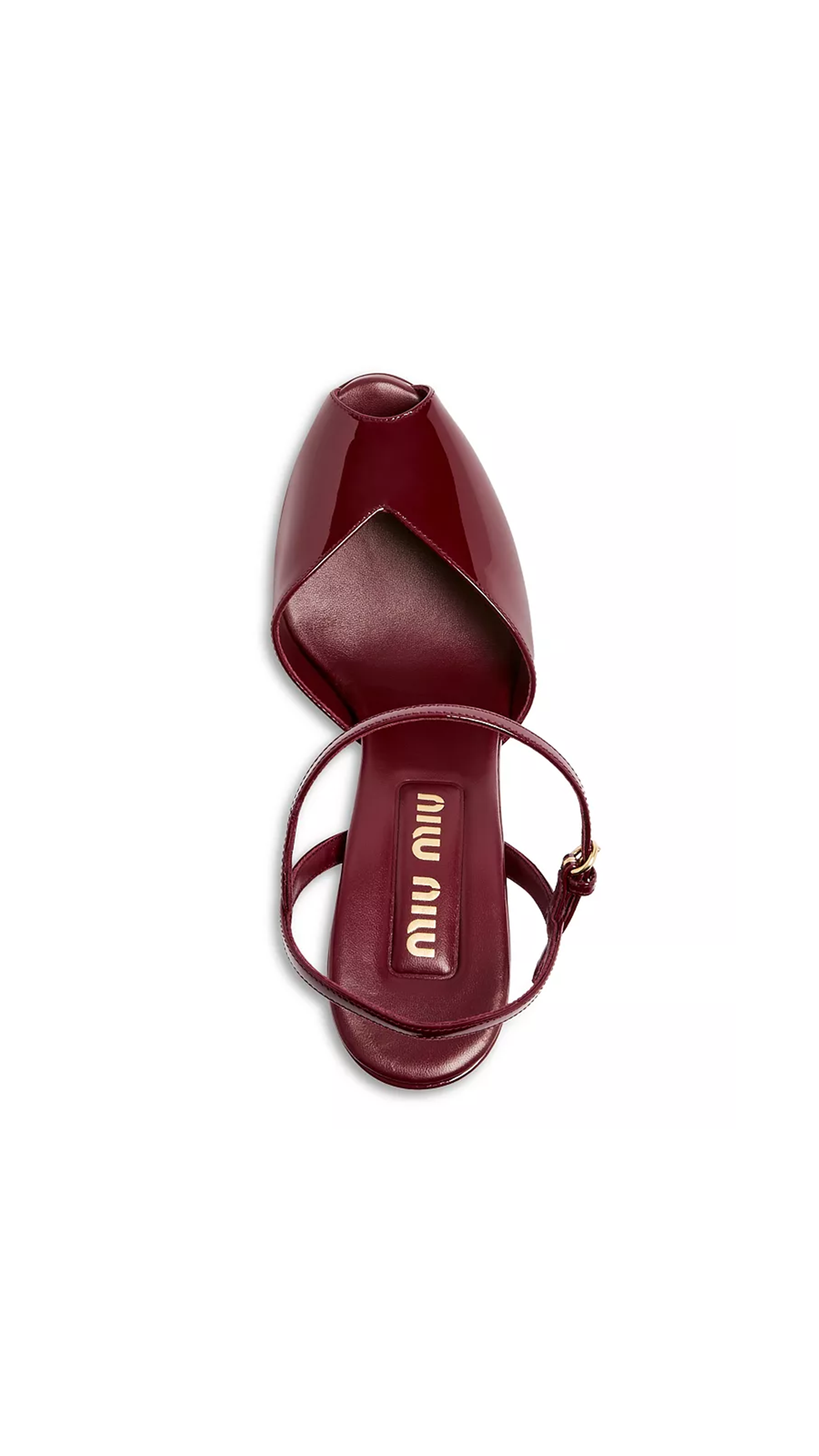 Patent Leather Platform Sandals