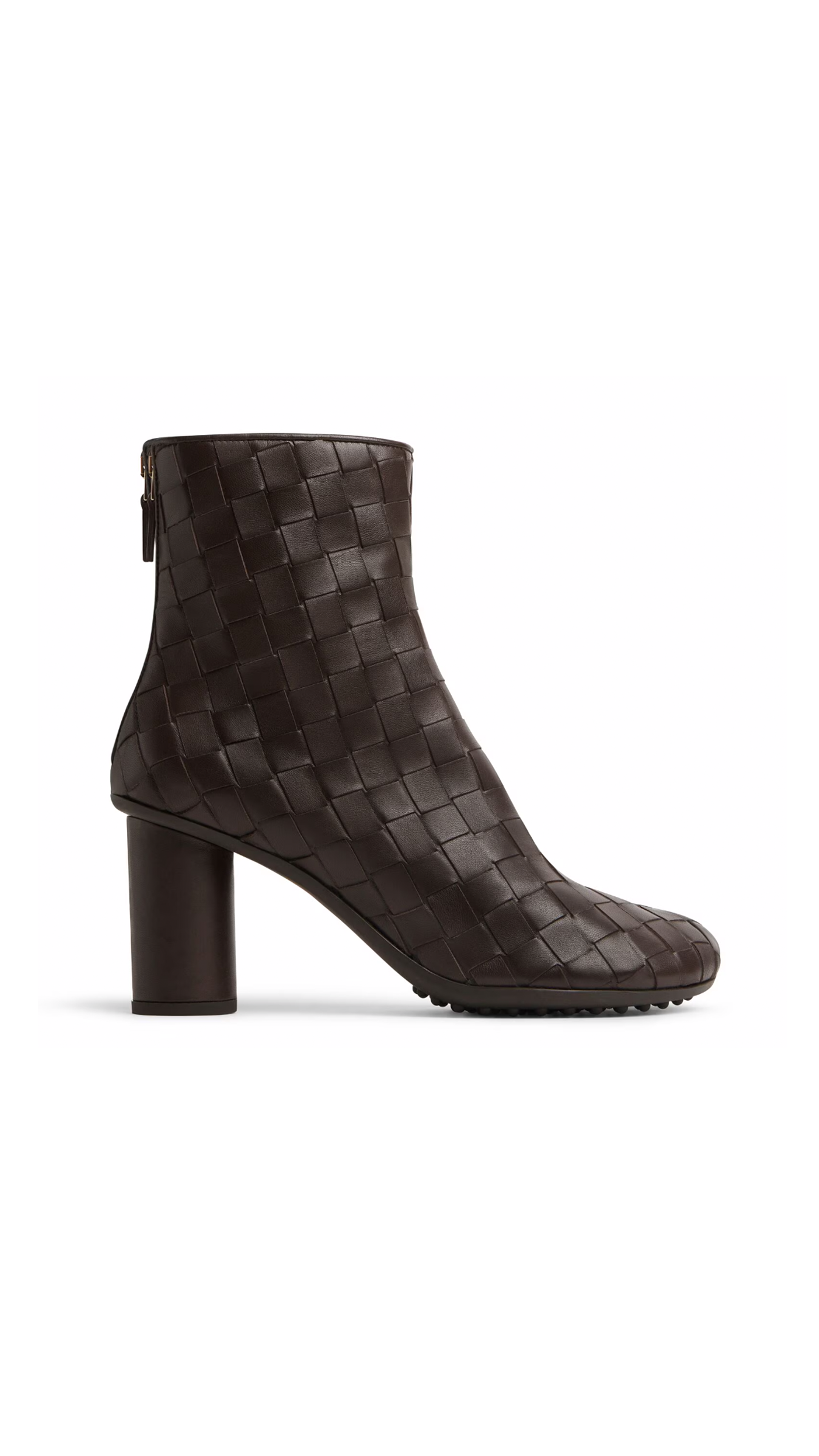 Intrecciato Atomic Ankle Boot - Fondant