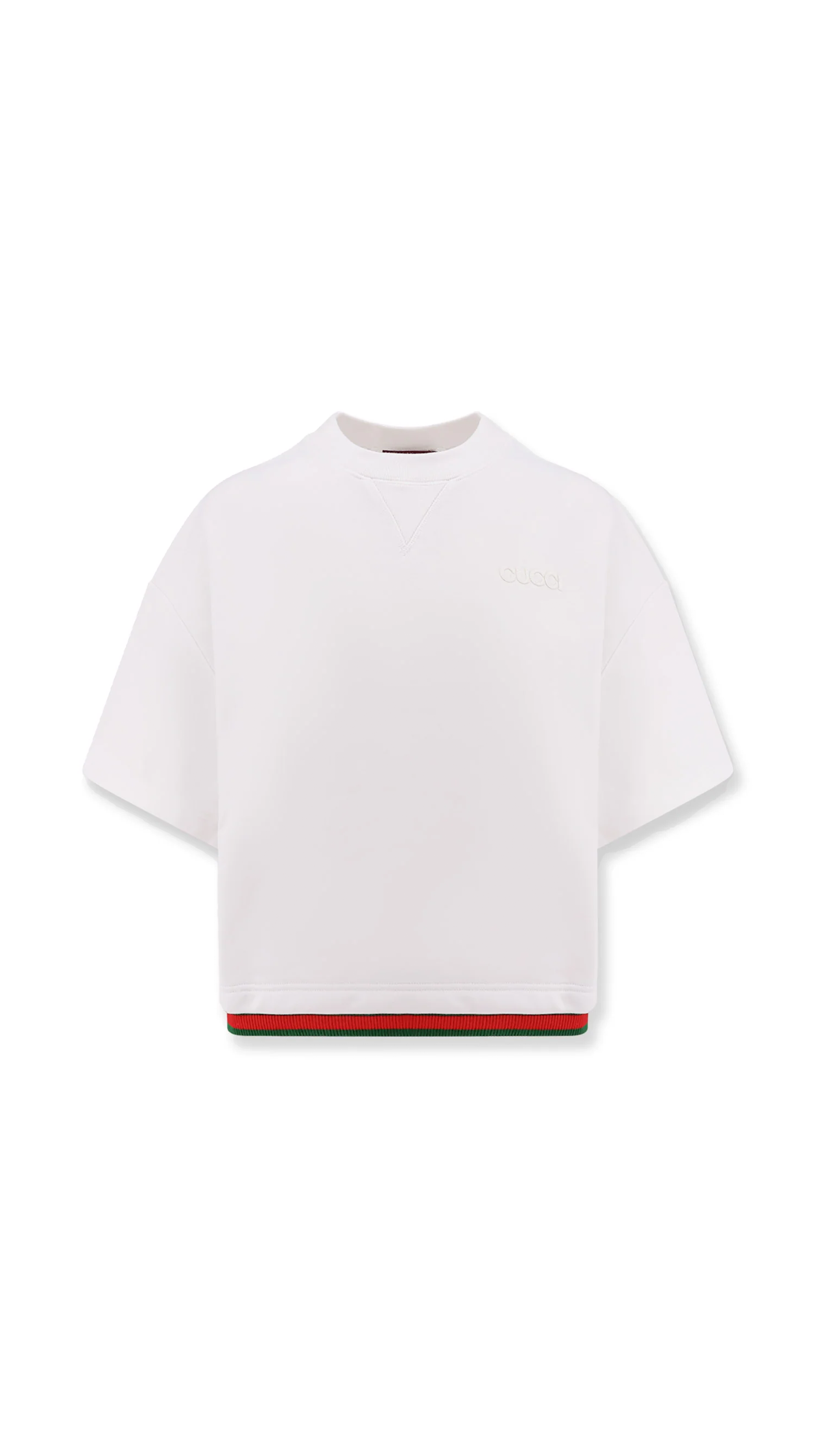 Web Boxy T-shirt - White