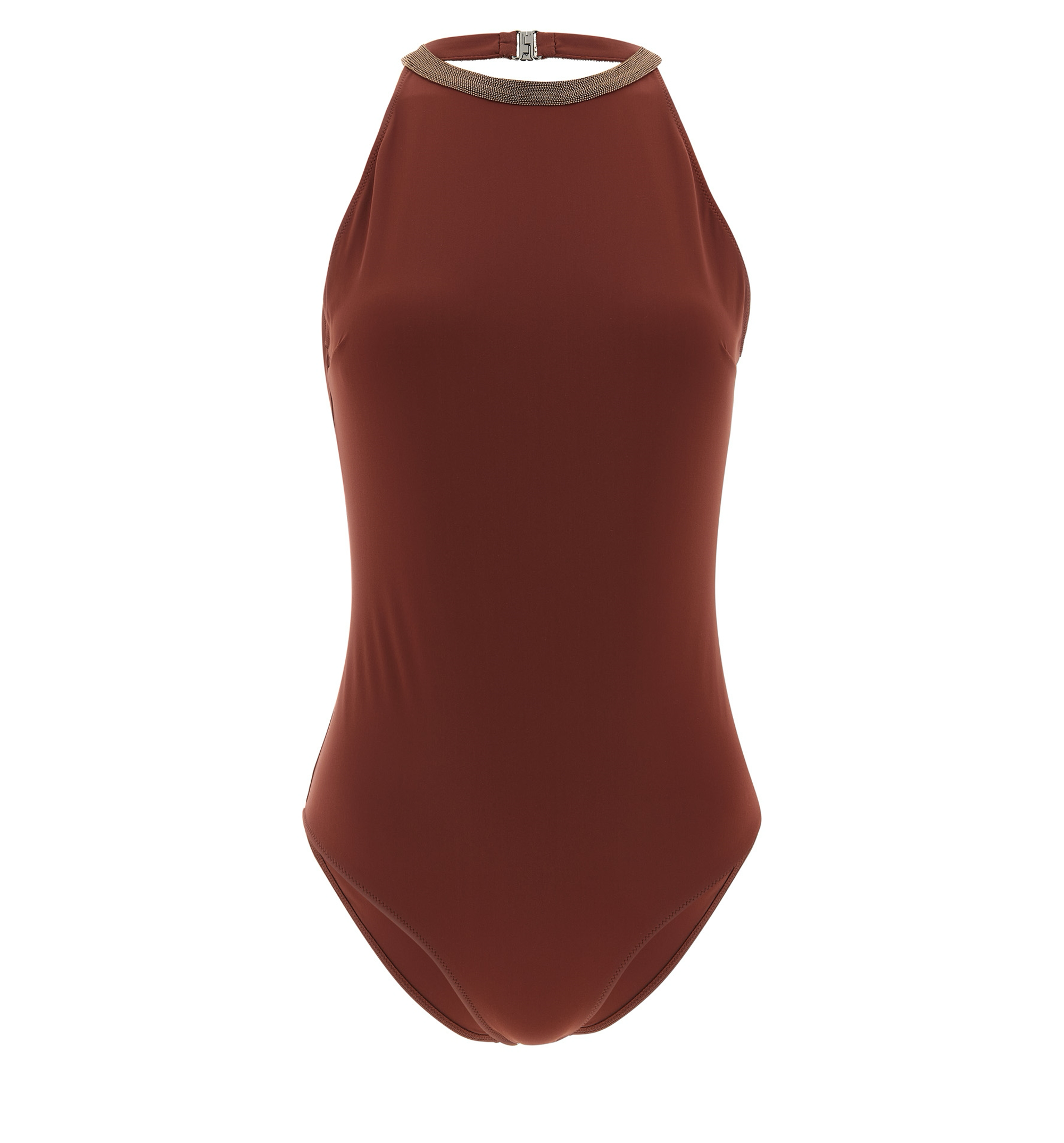 'Precious Collar' one-piece swimsuit