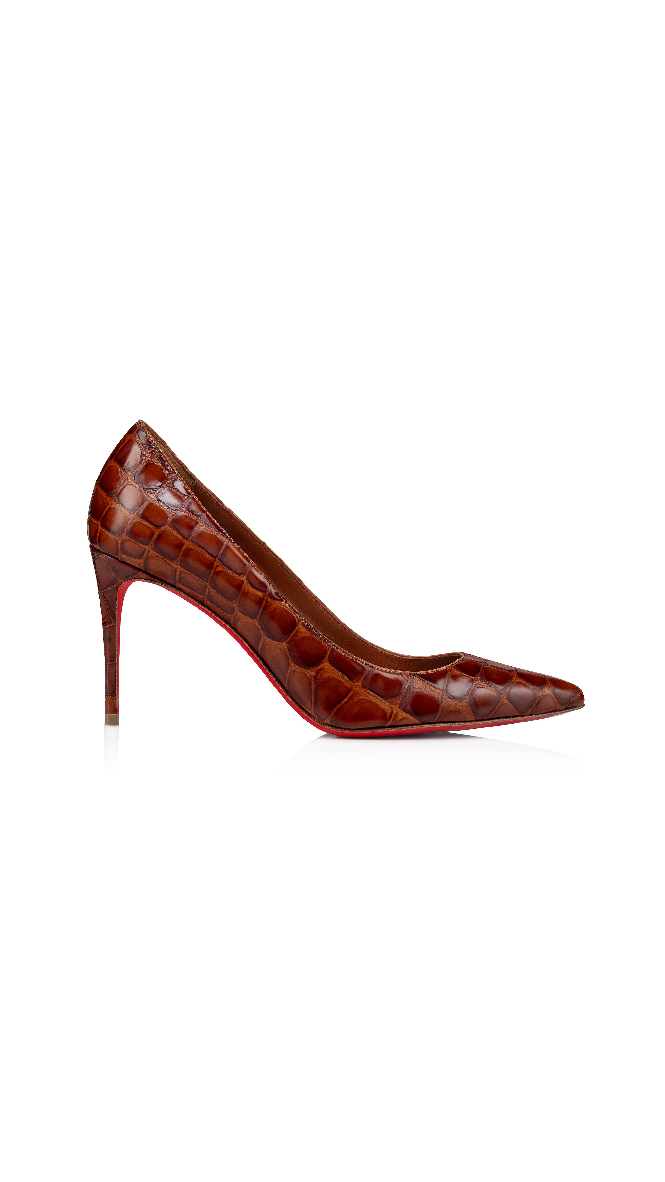 Kate Alligator Embossed Calf Leather - Acajou