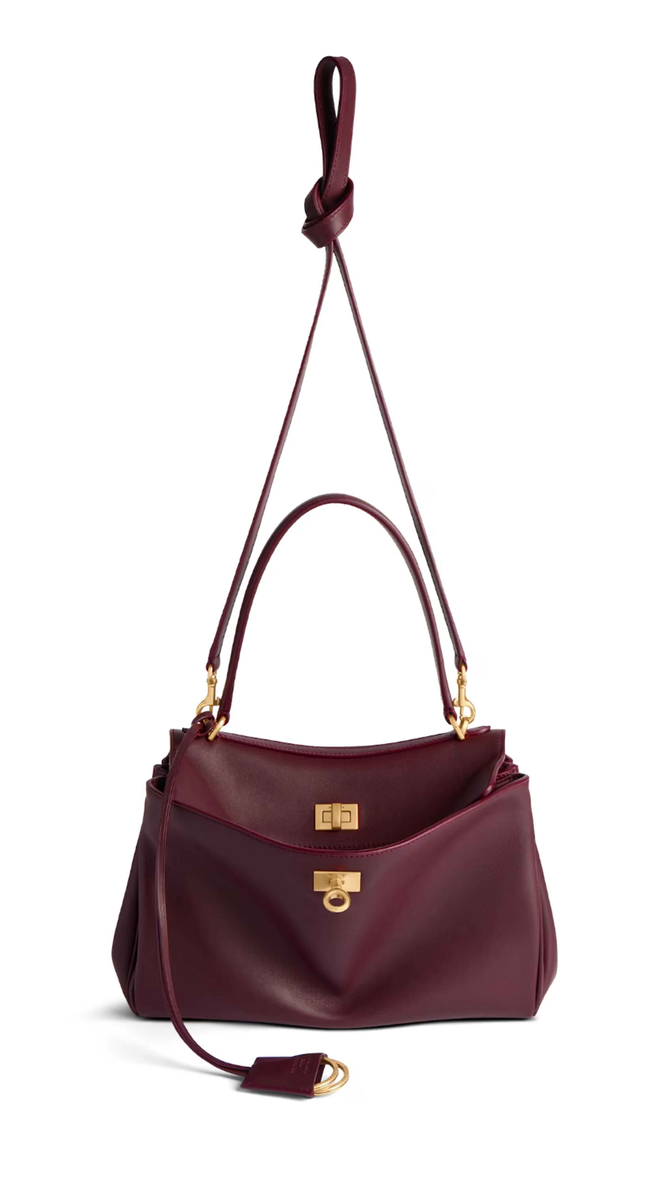 Rodeo Small Handbag - Dark Burgundy