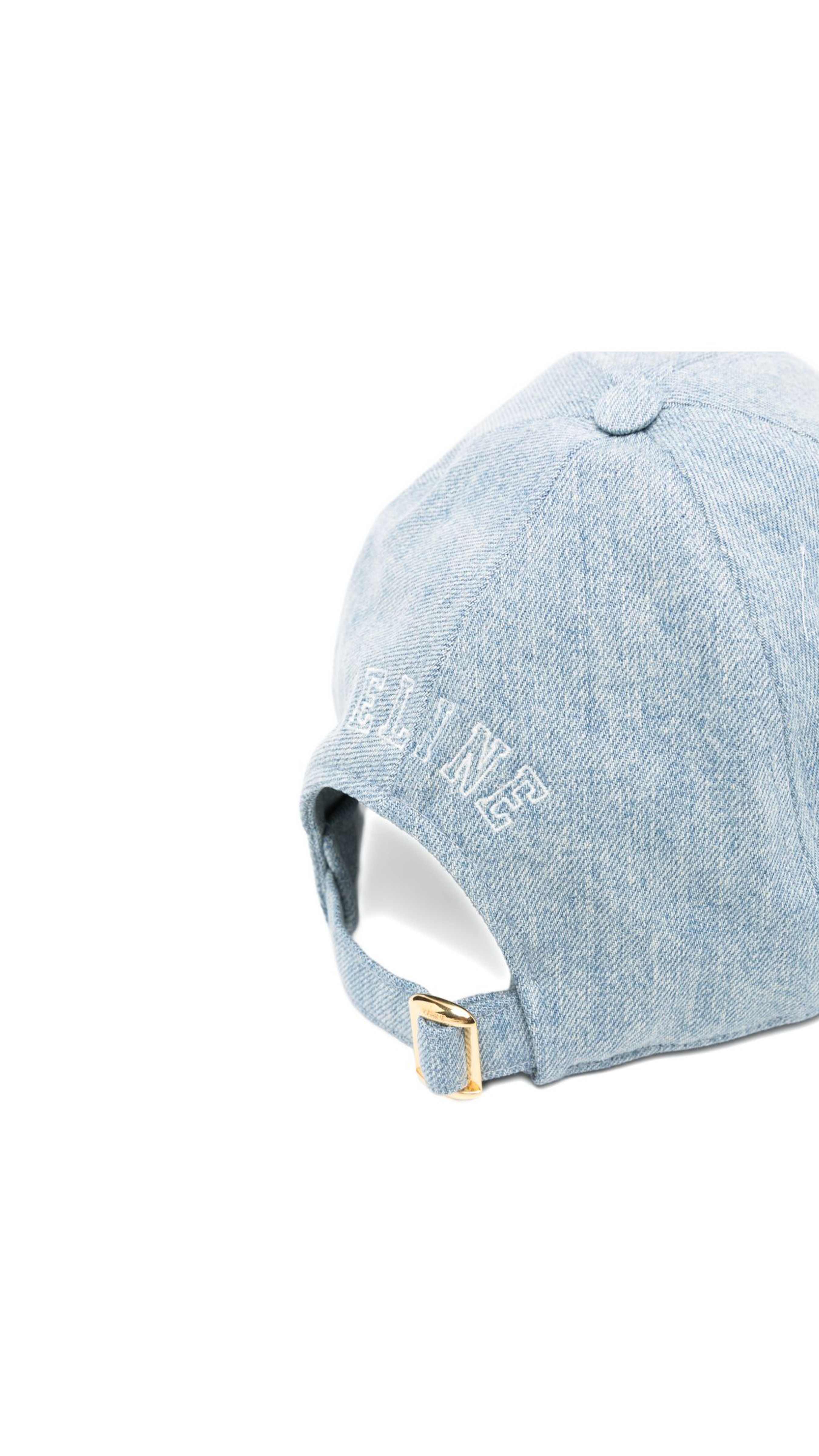 Celine Denim Baseball Cap - Light Blue