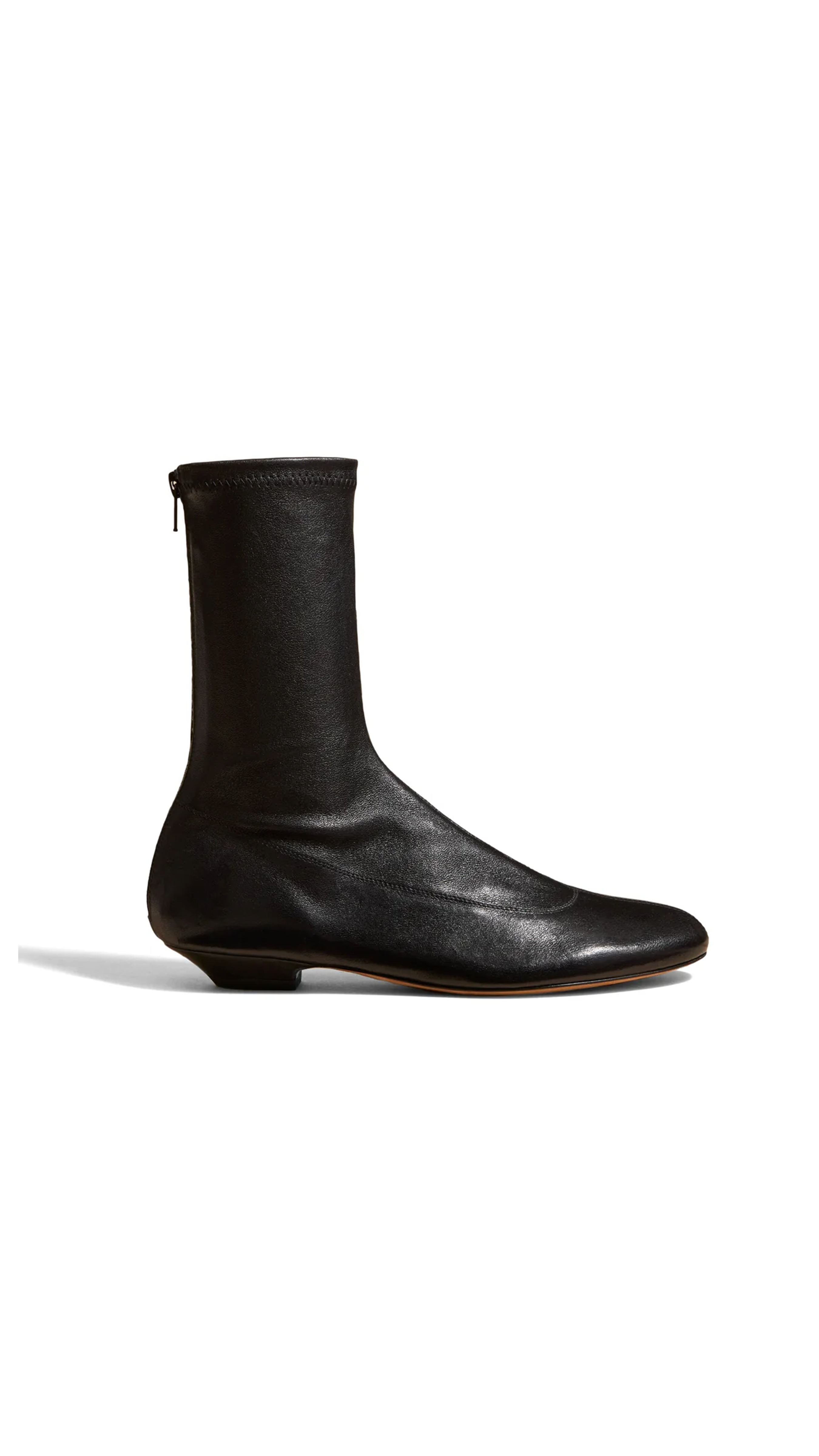 Apollo Flat Ankle Boot - Black