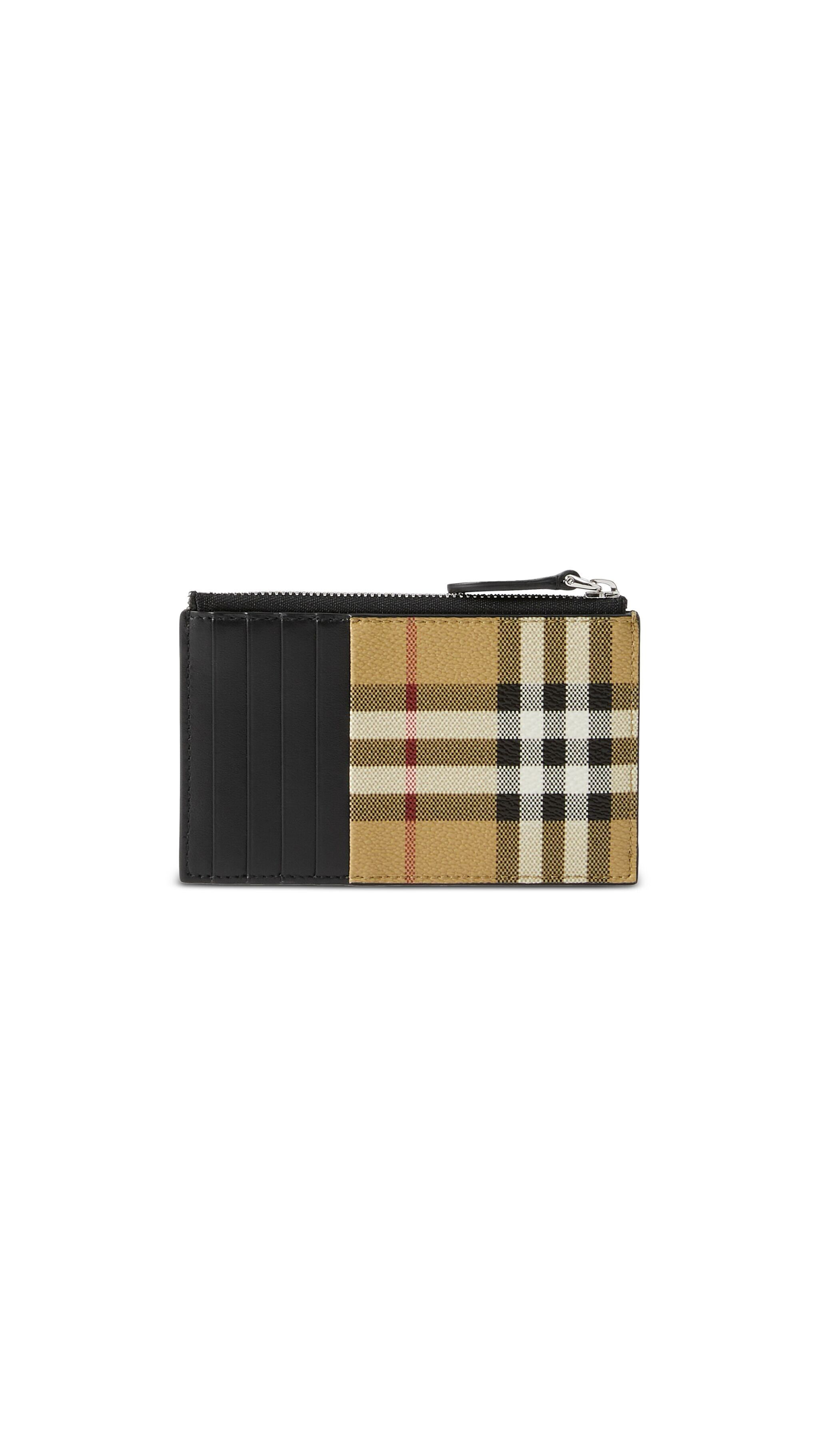 Vintage Check Wallet - Archive Beige