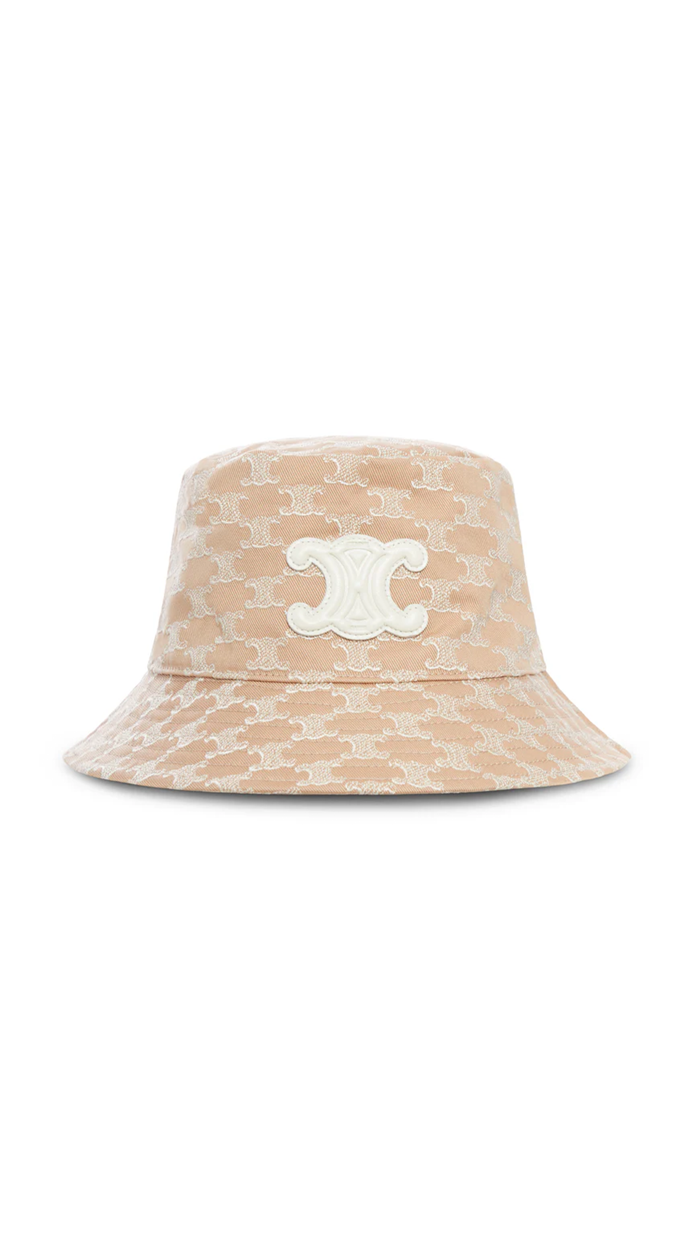 Bucket Hat in Triomphe Canvas - Beige