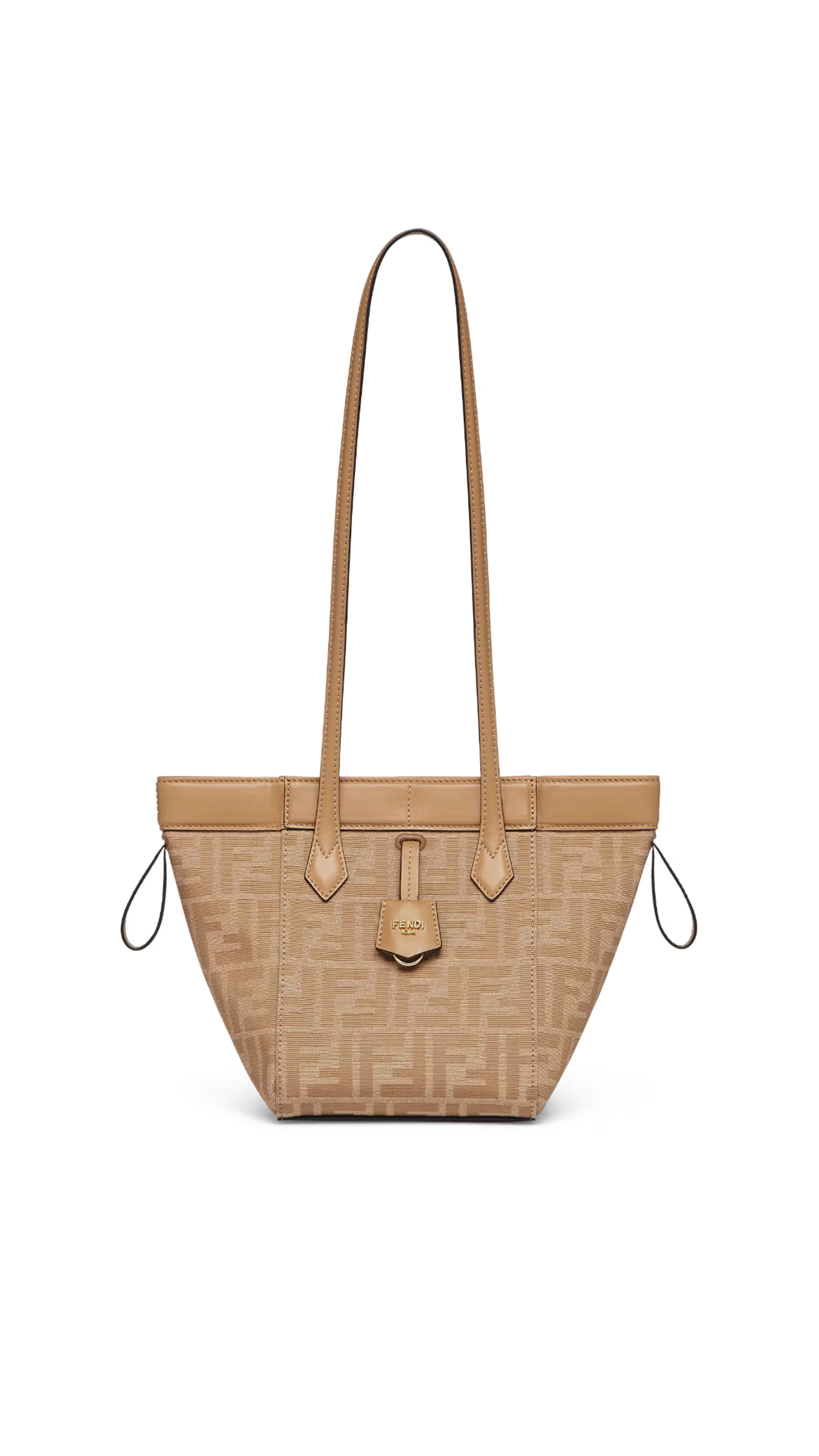 FF Jacquard Origami Mini Bag - Beige