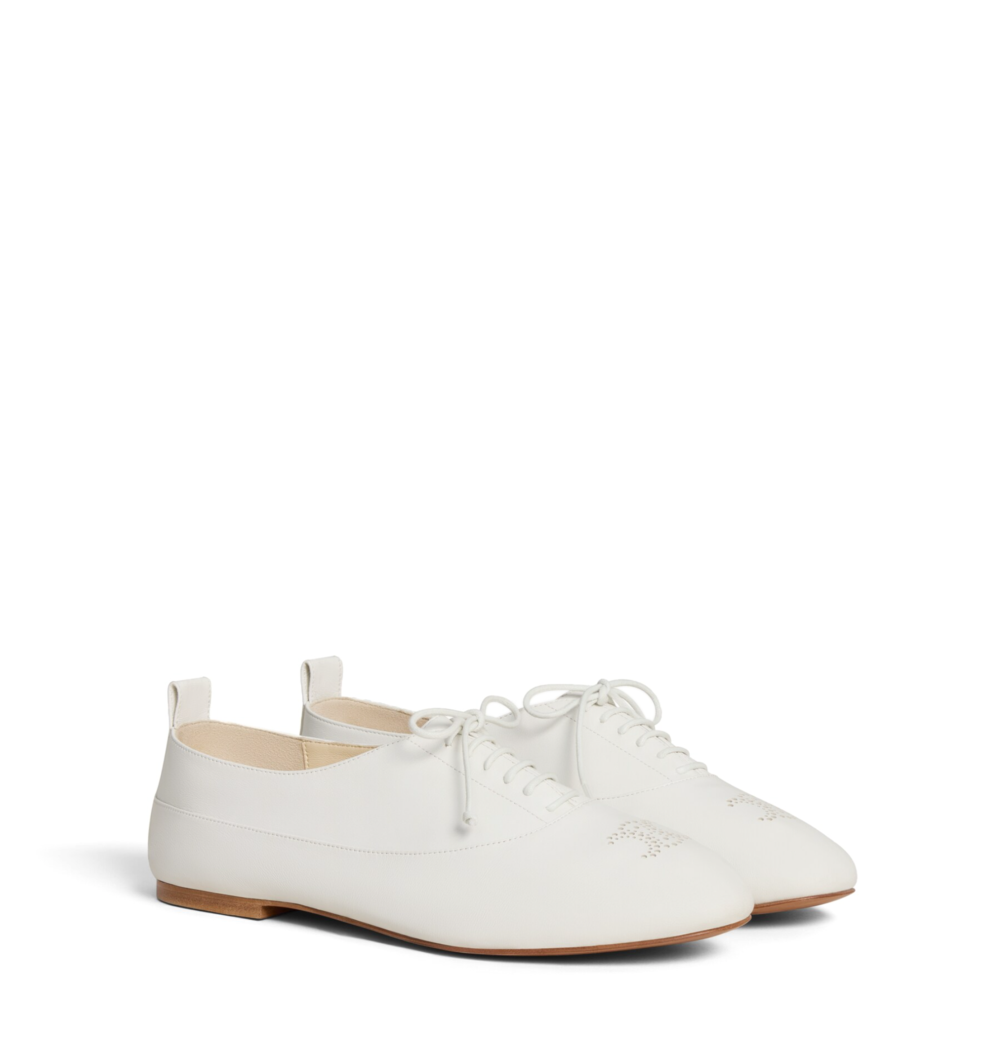 Lise Perforated Triomphe Richlieu in Lambskin