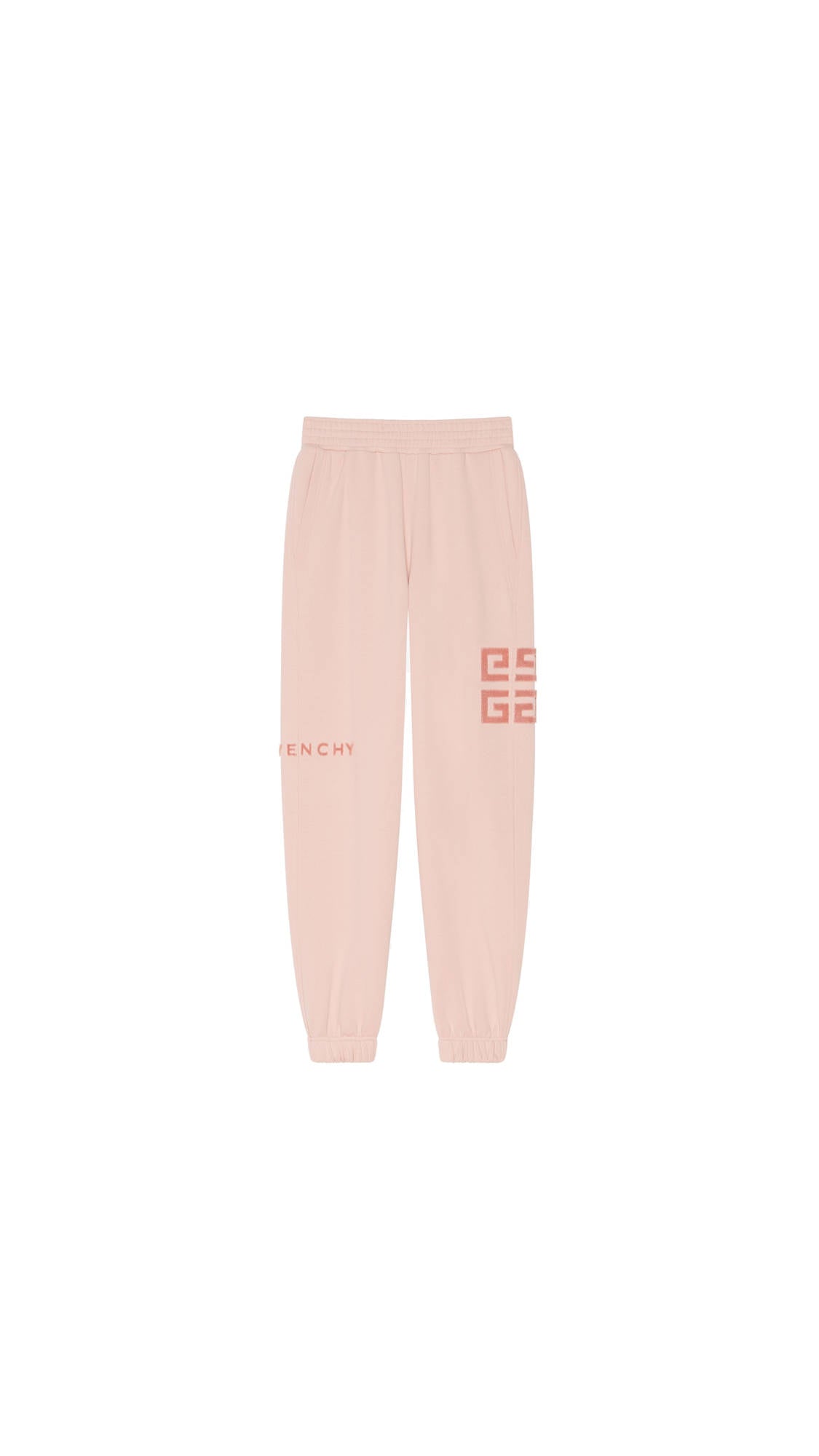 4g Slim Fit Jogger Pants In Tufted Fleece - Pink