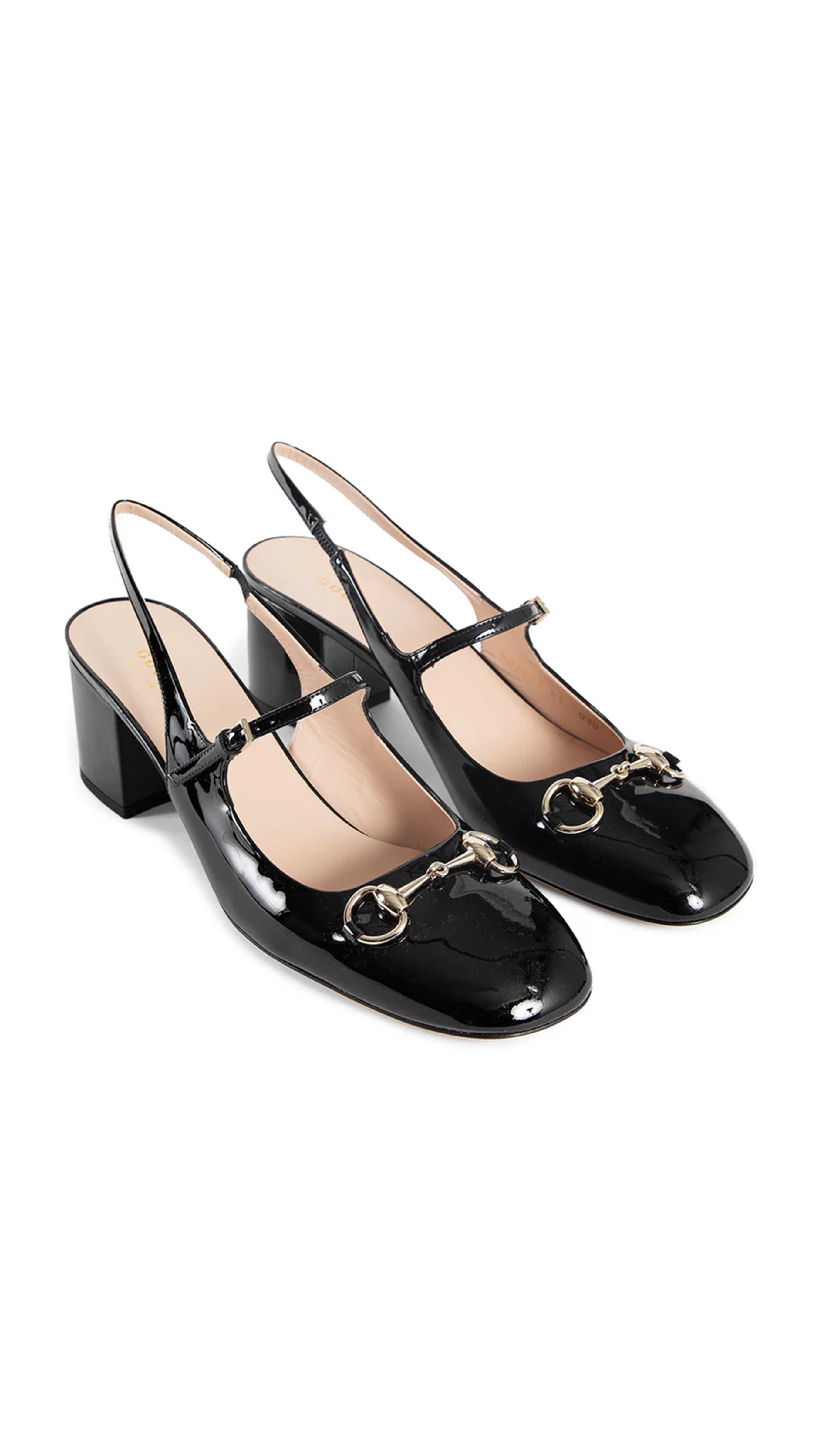 Horsebit Slingback Pumps - Black