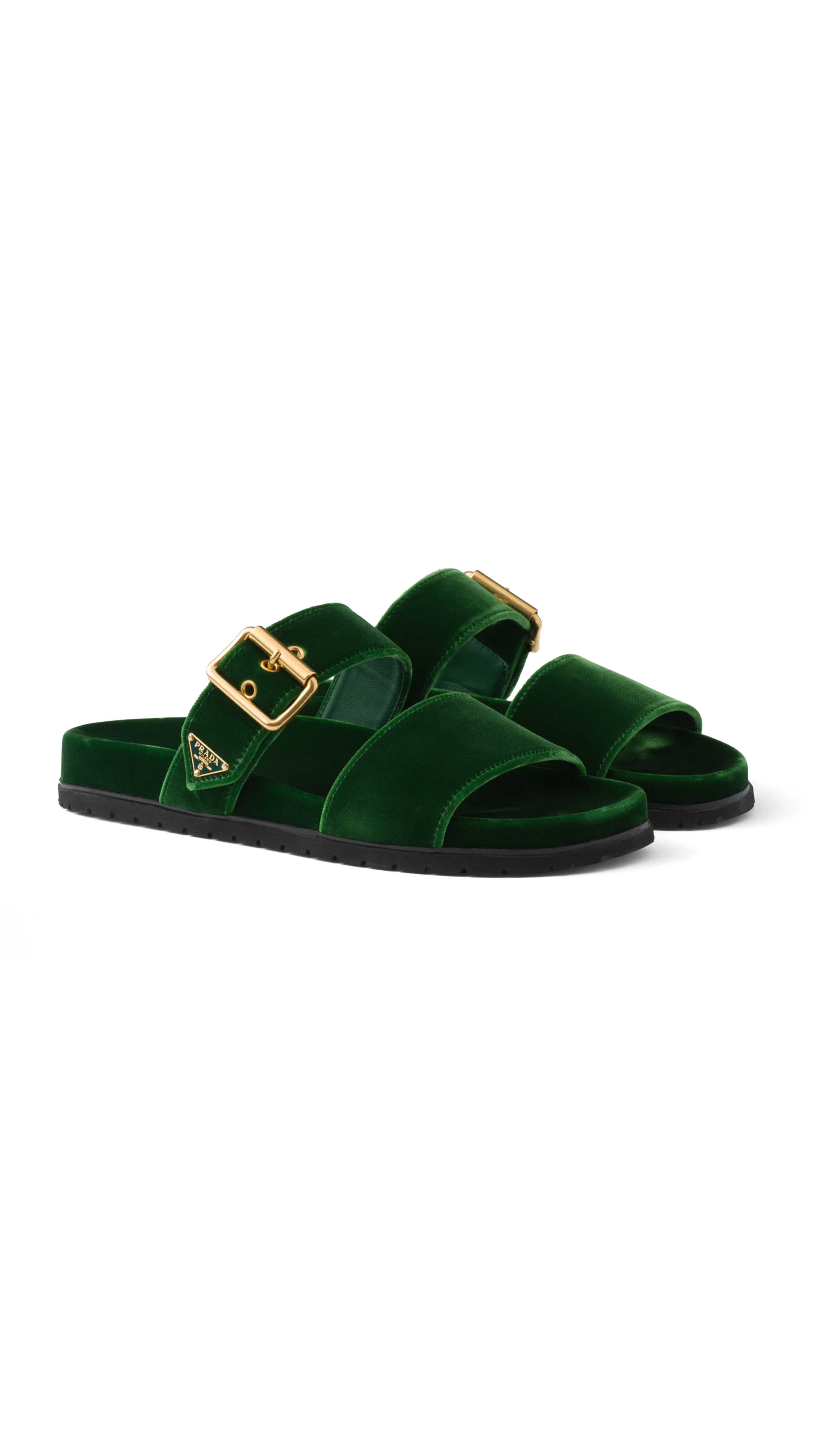 Velvet Slides - Laurel Green