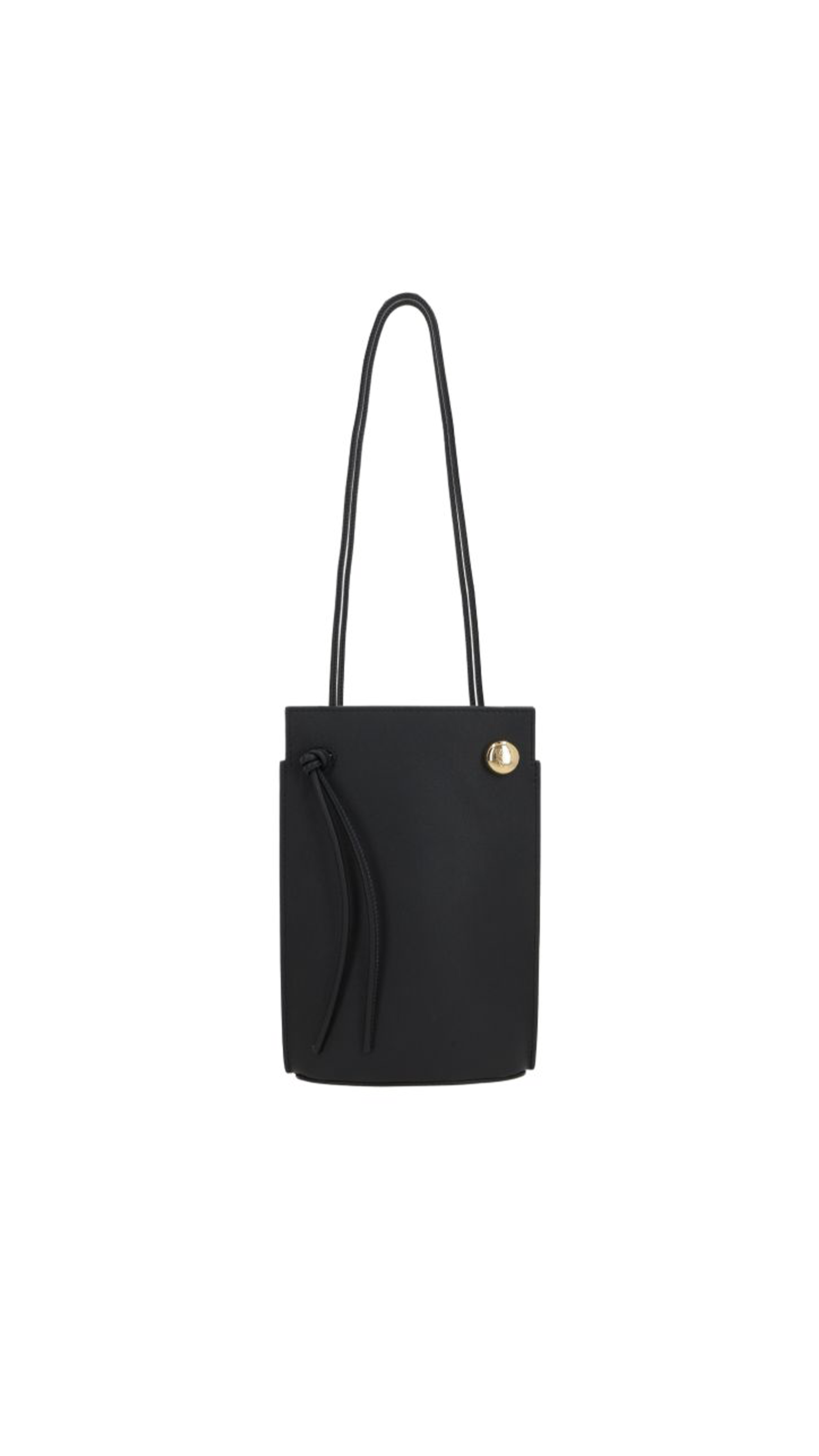 Pebble Dice Pocket in Classic Calfskin - Black