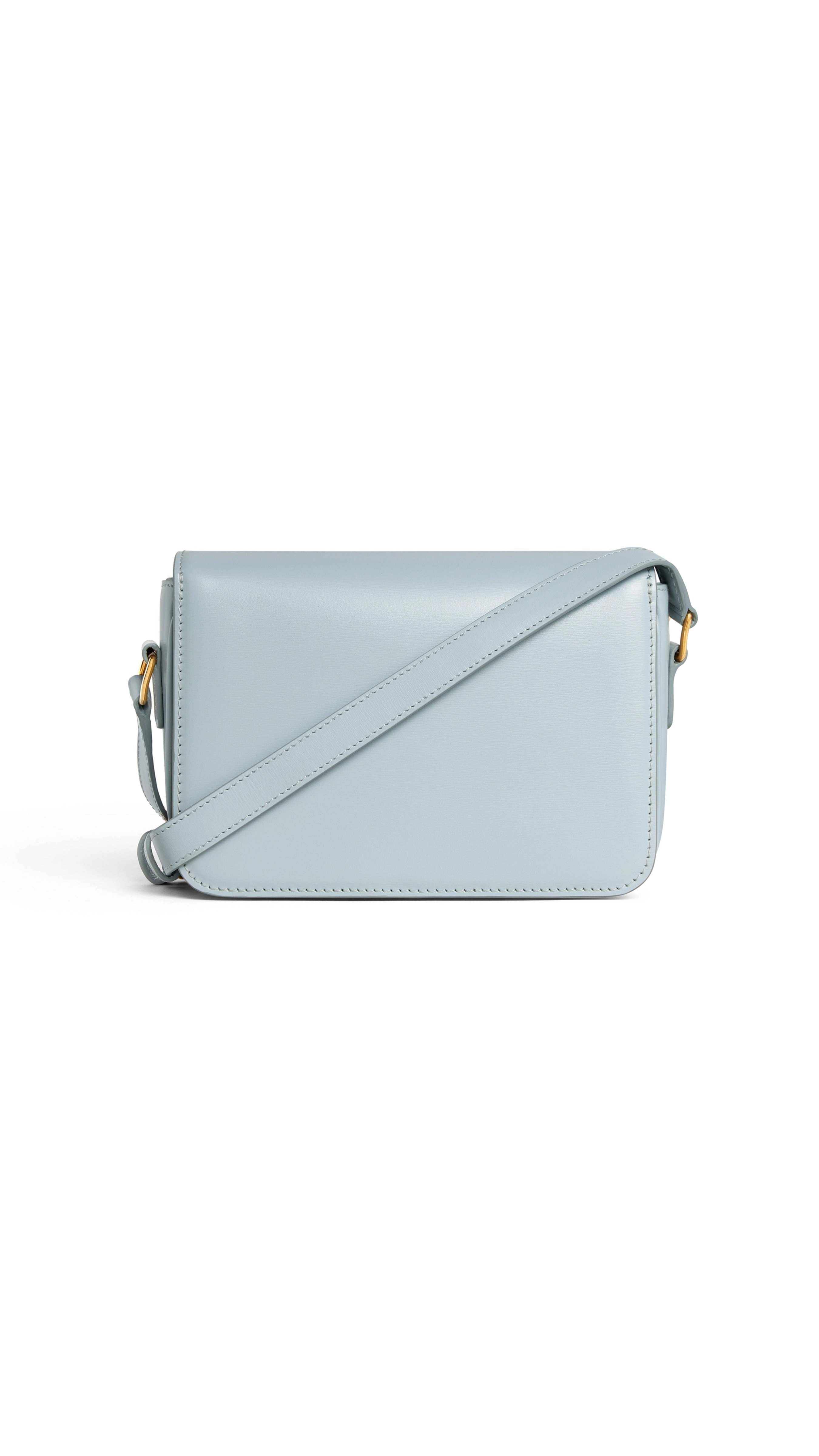 Teen Triomphe Bag in Shiny Calfskin - Ice Blue