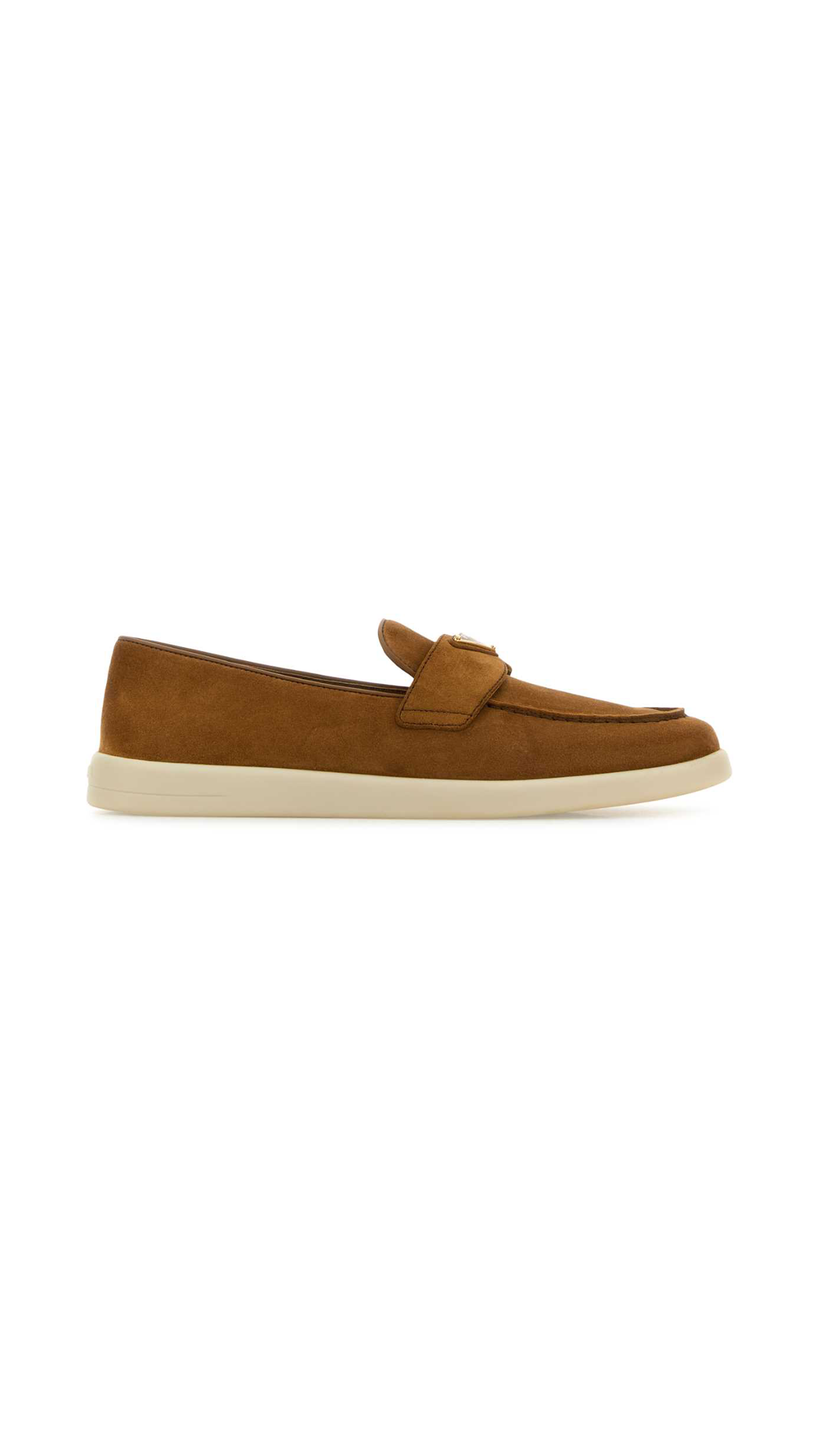 Suede Leather Loafers - Cinnamon