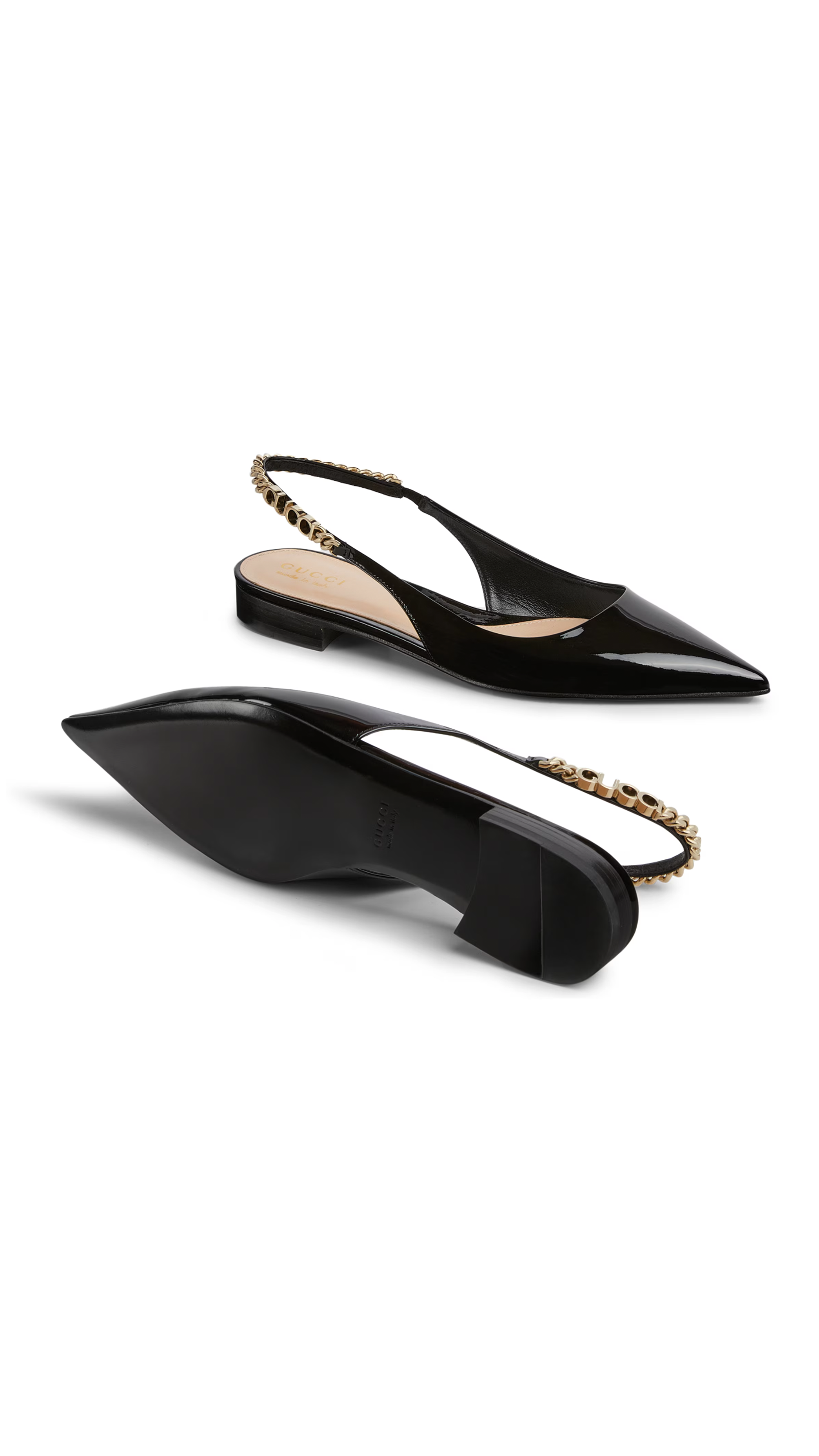 Gucci Signoria Ballet Flat - Black