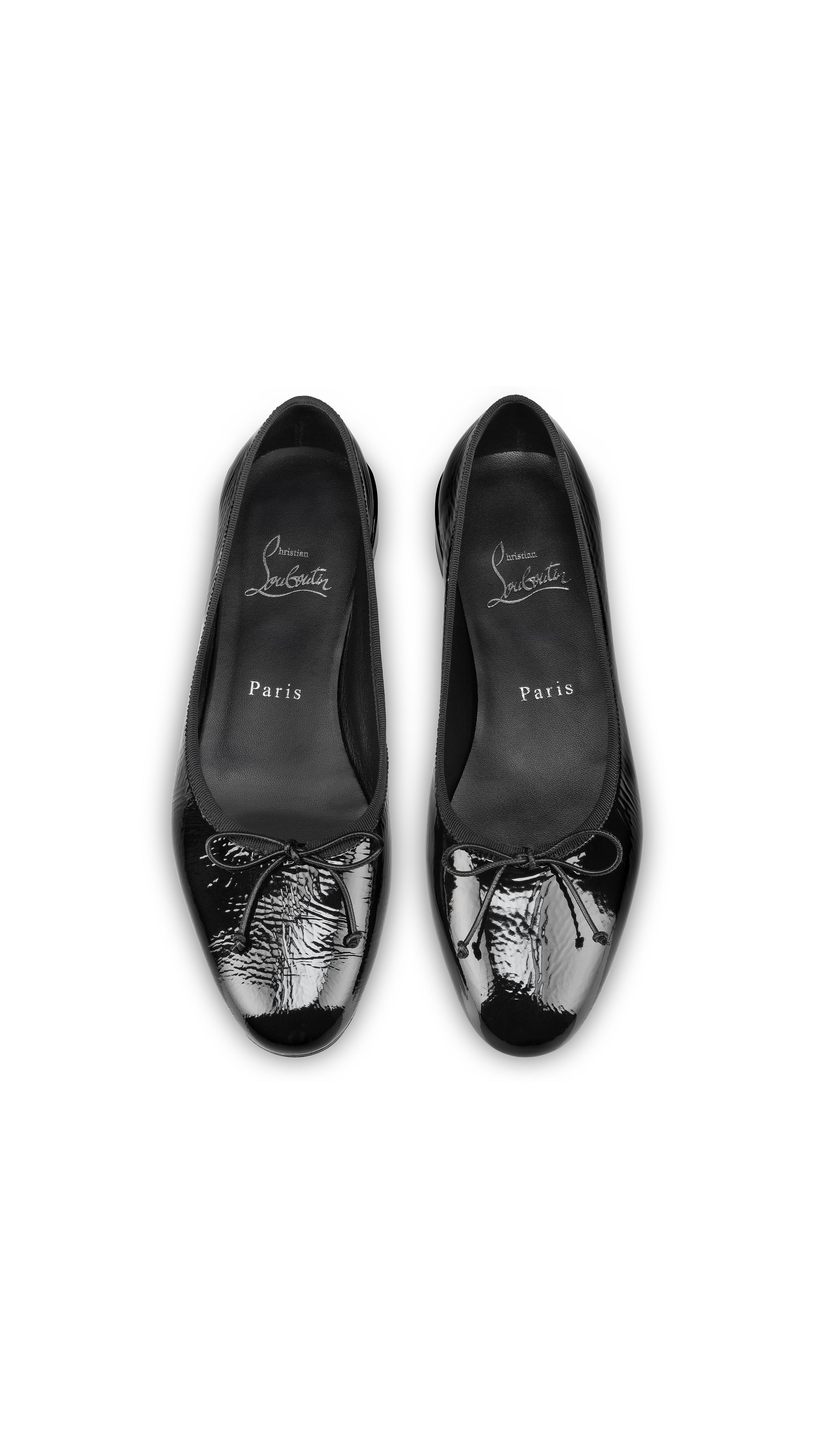 Sweetie Jane Patent Ballerinas - Black