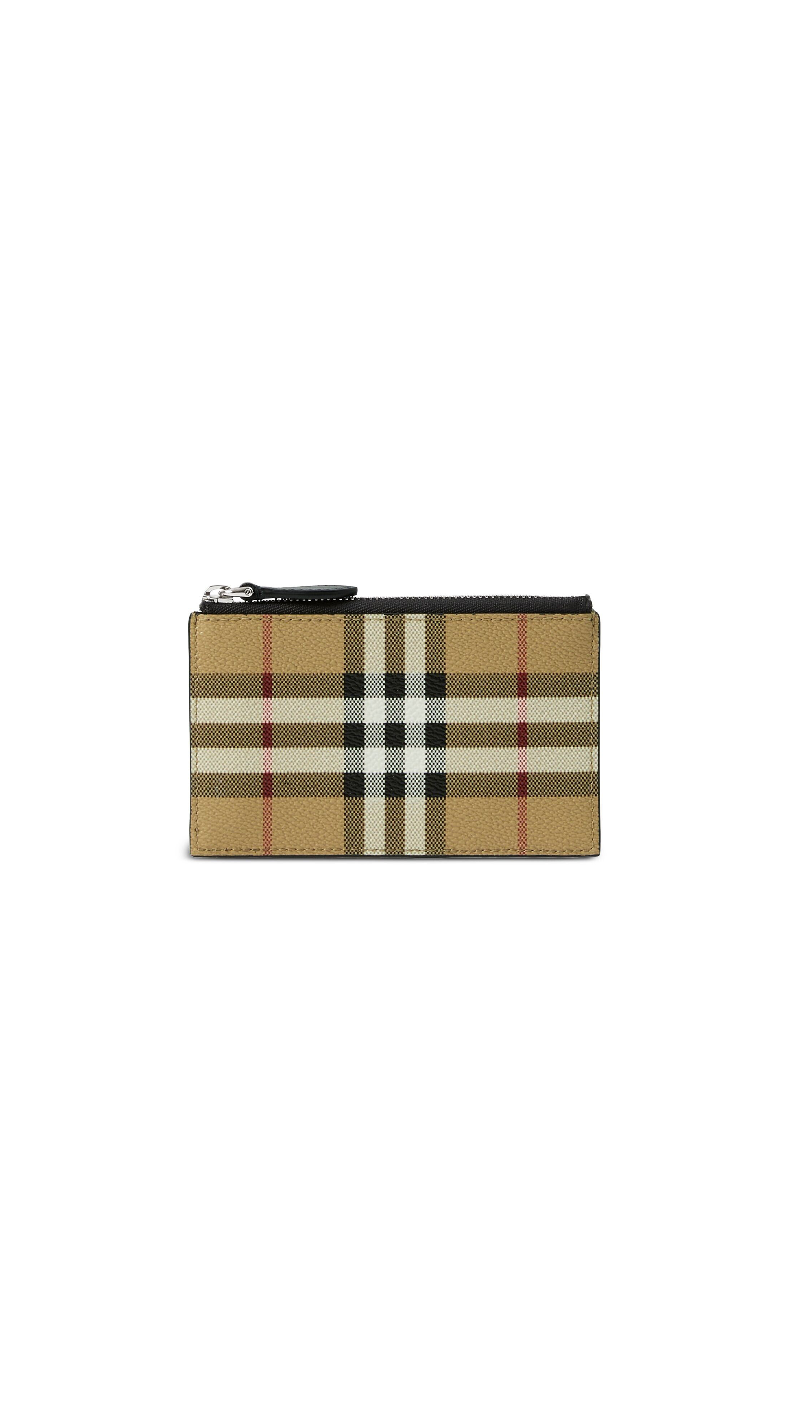 Vintage Check Wallet - Archive Beige
