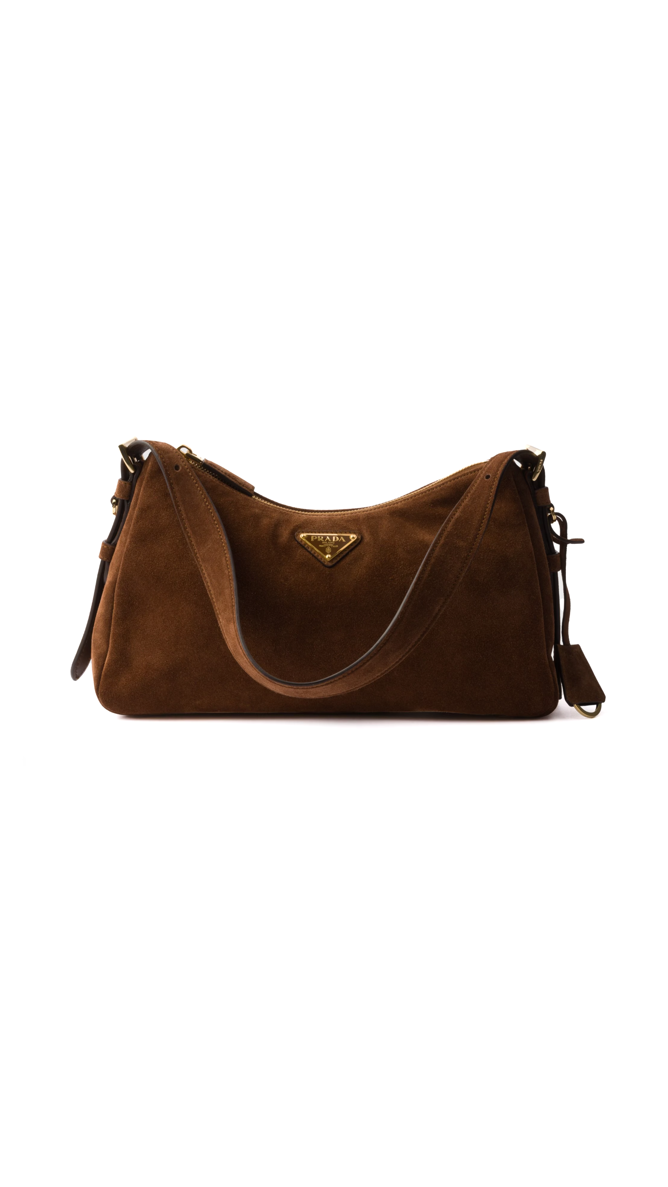 Aimée Medium Leather Shoulder Bag - Cocoa Brown