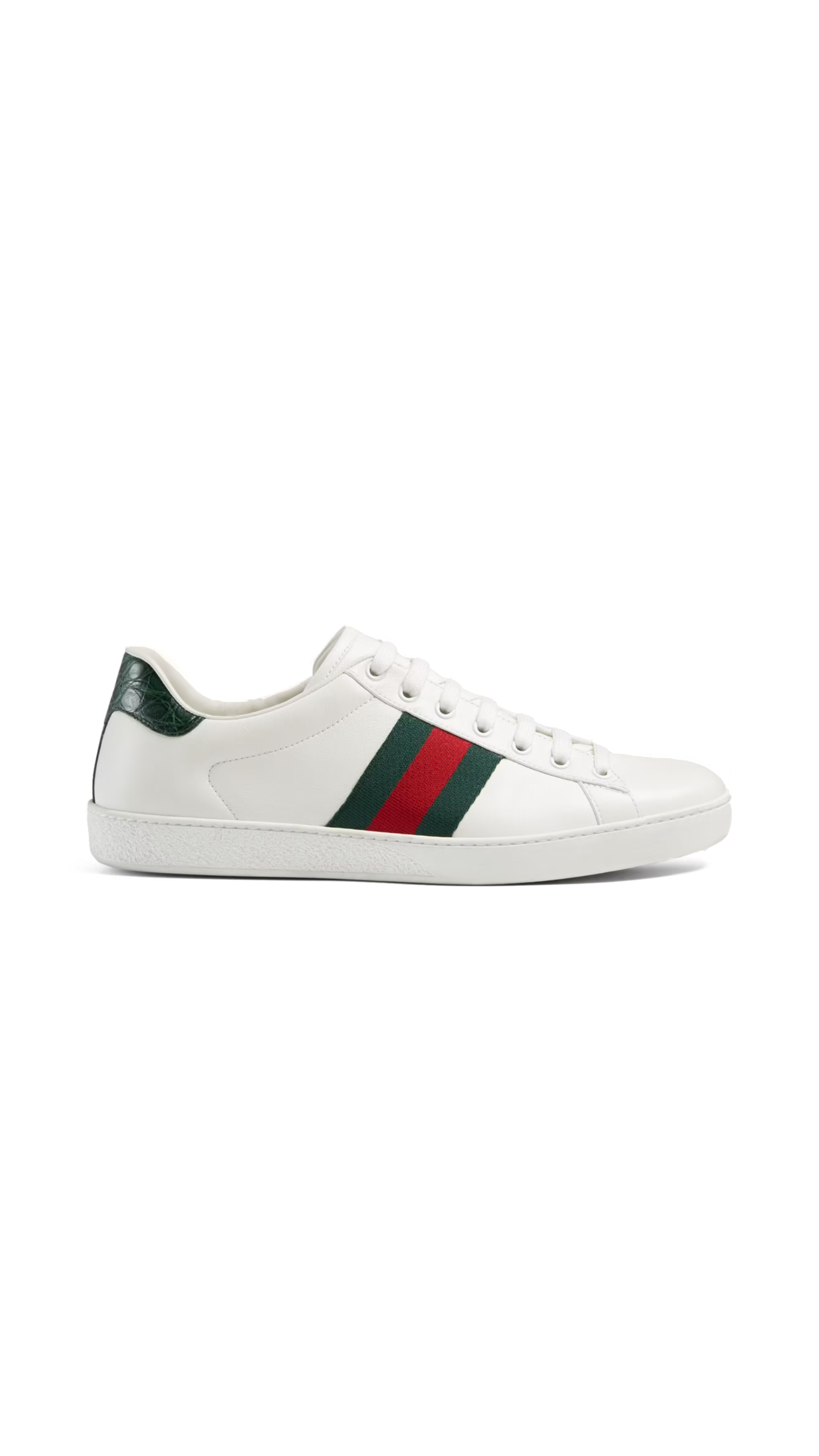 Ace Sneakers - White/Green/Red