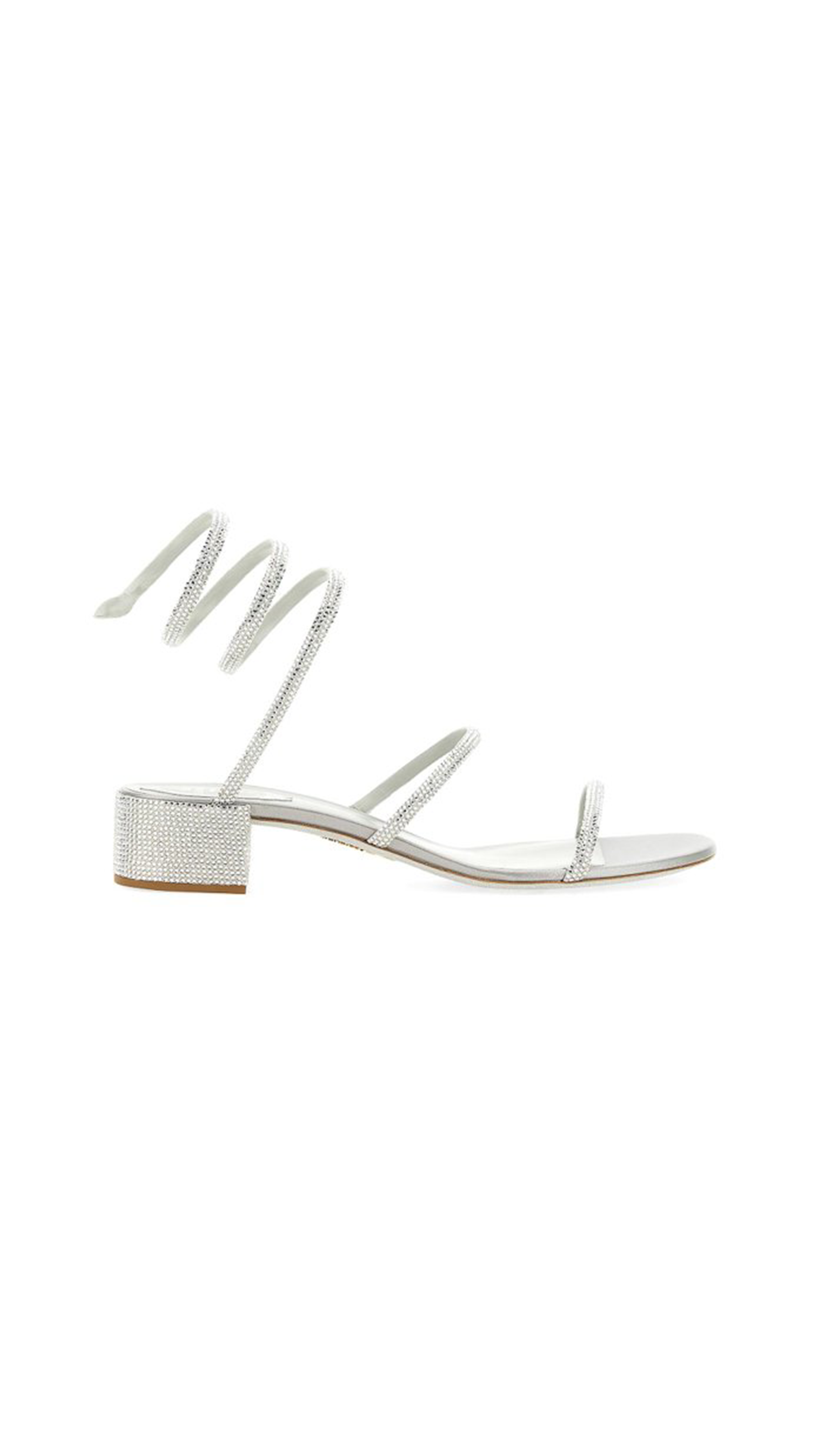 Cleo Crystal Sandal 40 - Light silver