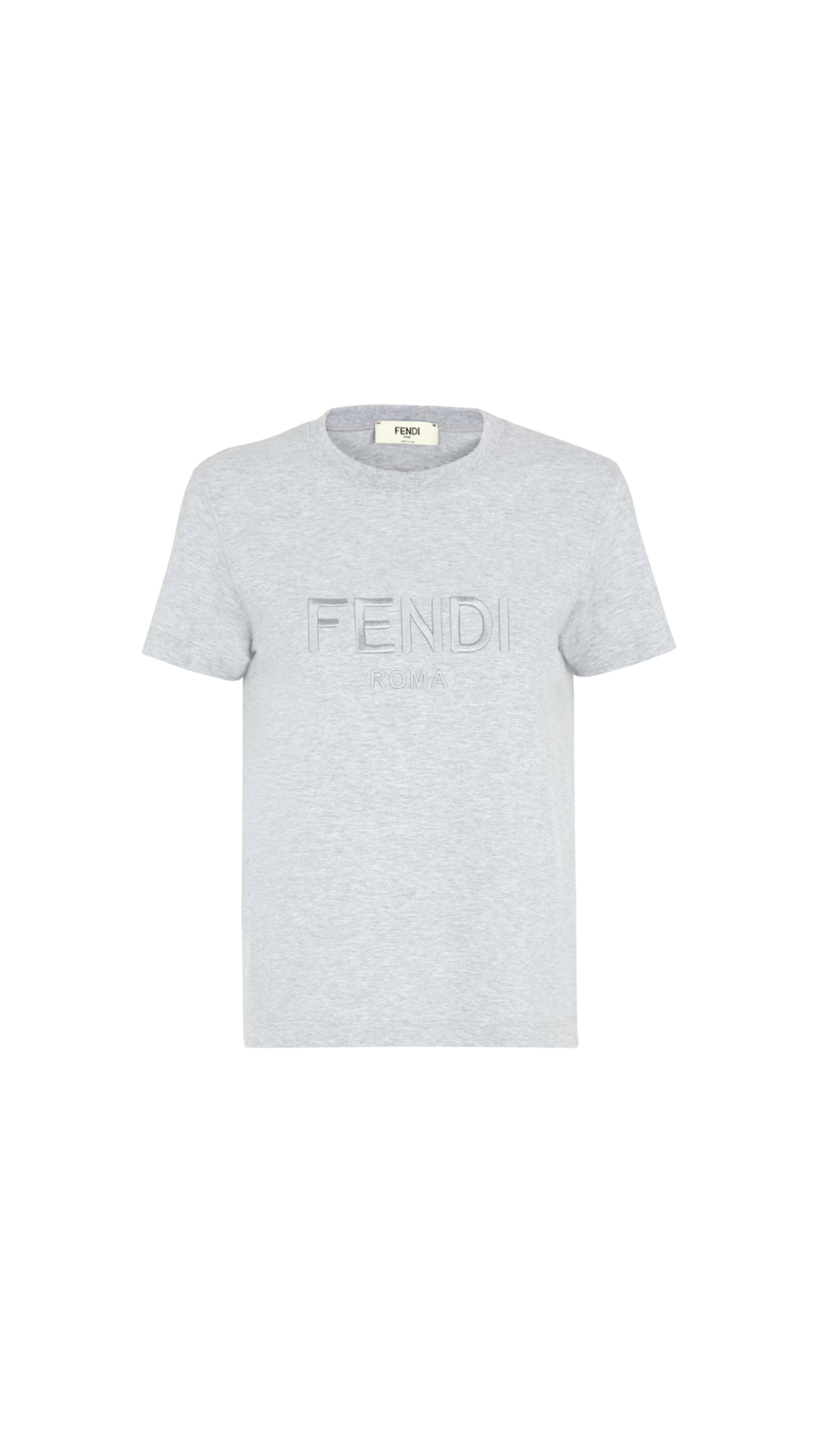 Embroidered Logo T-shirt - Grey