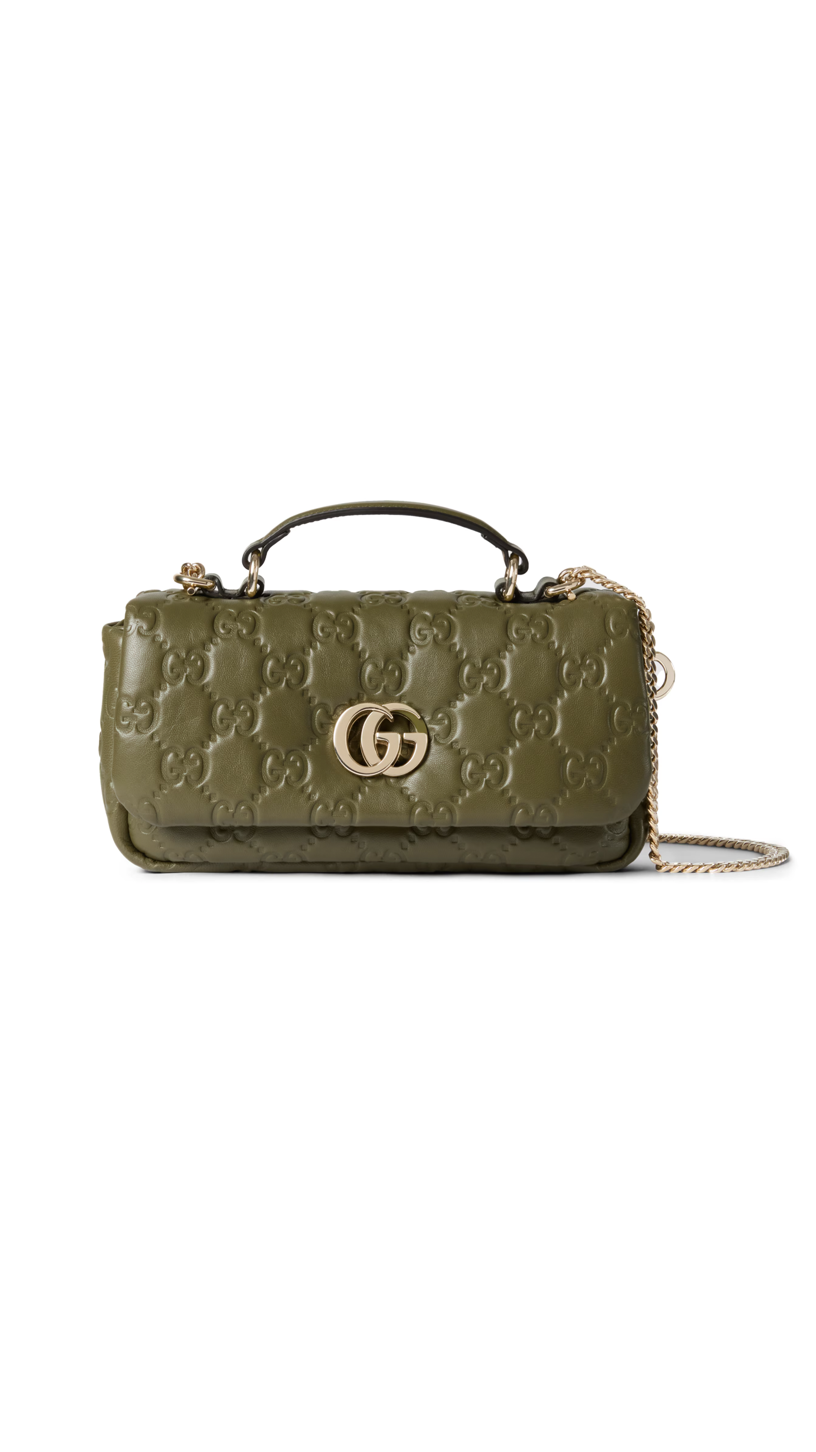 GG Milano Mini Top Handle Bag - Army Green