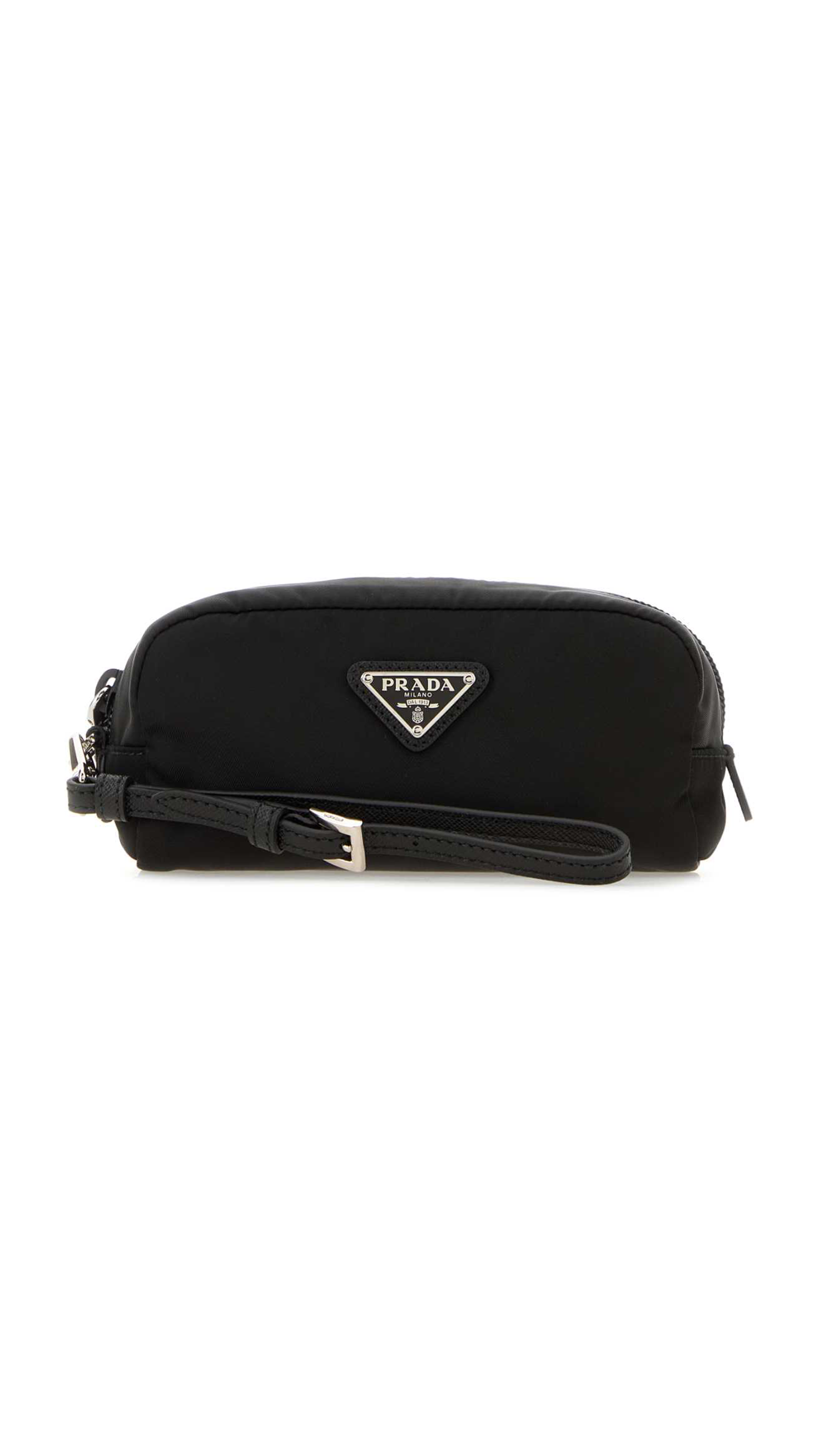 Small Re-Nylon Pouch - Black