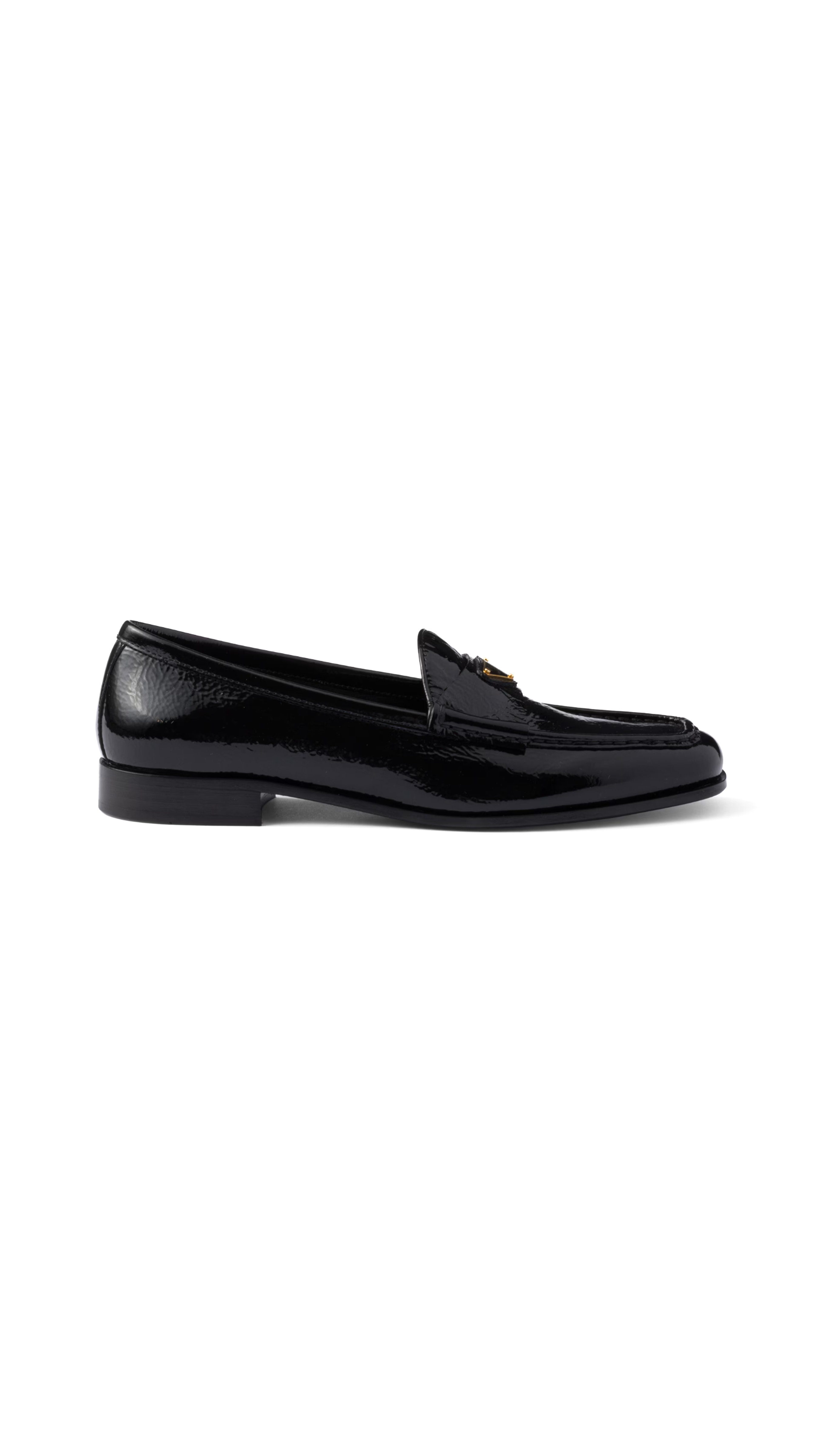 Patent Leather Loafers - Black