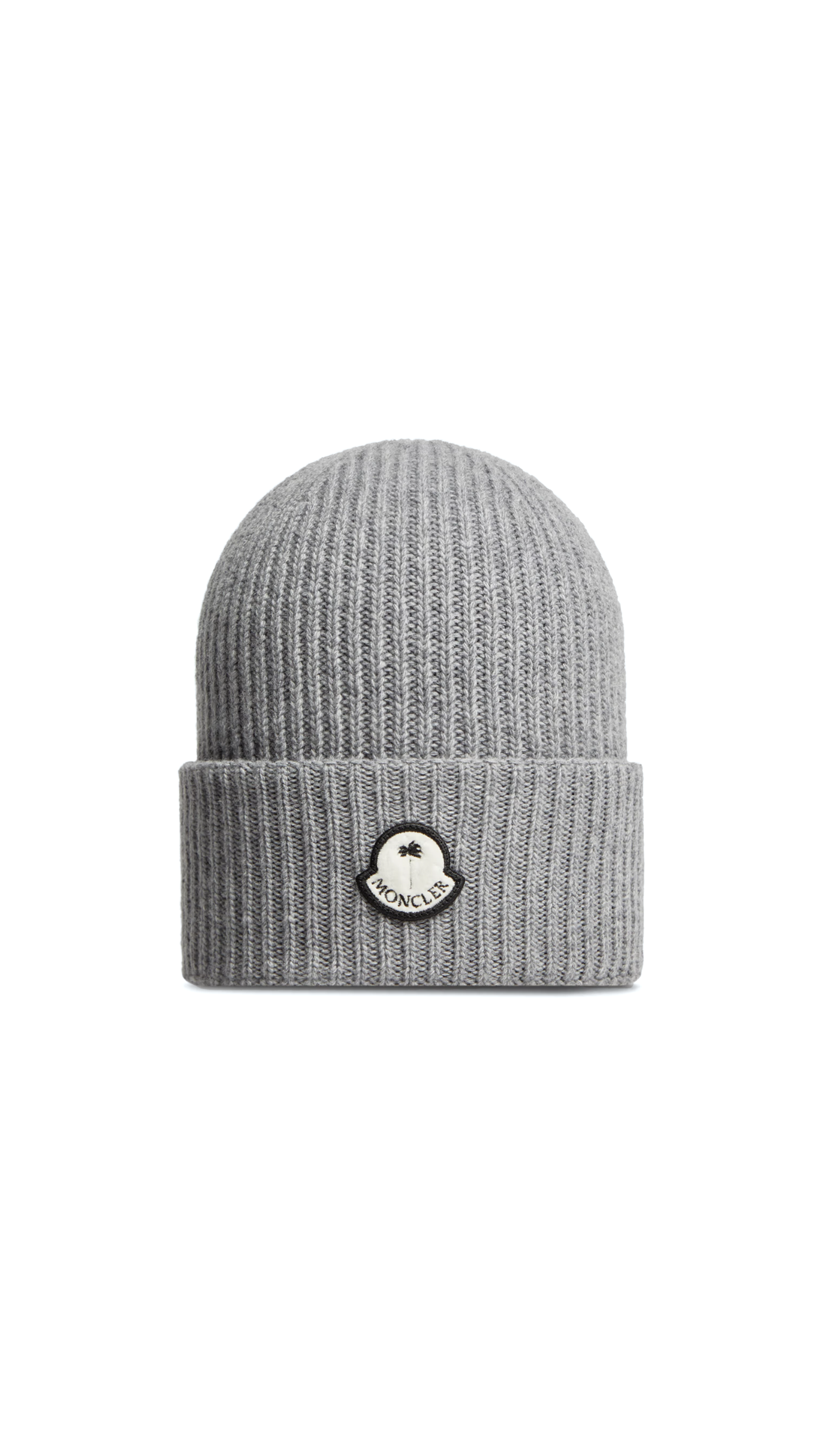 Wool Knit Beanie - Grey