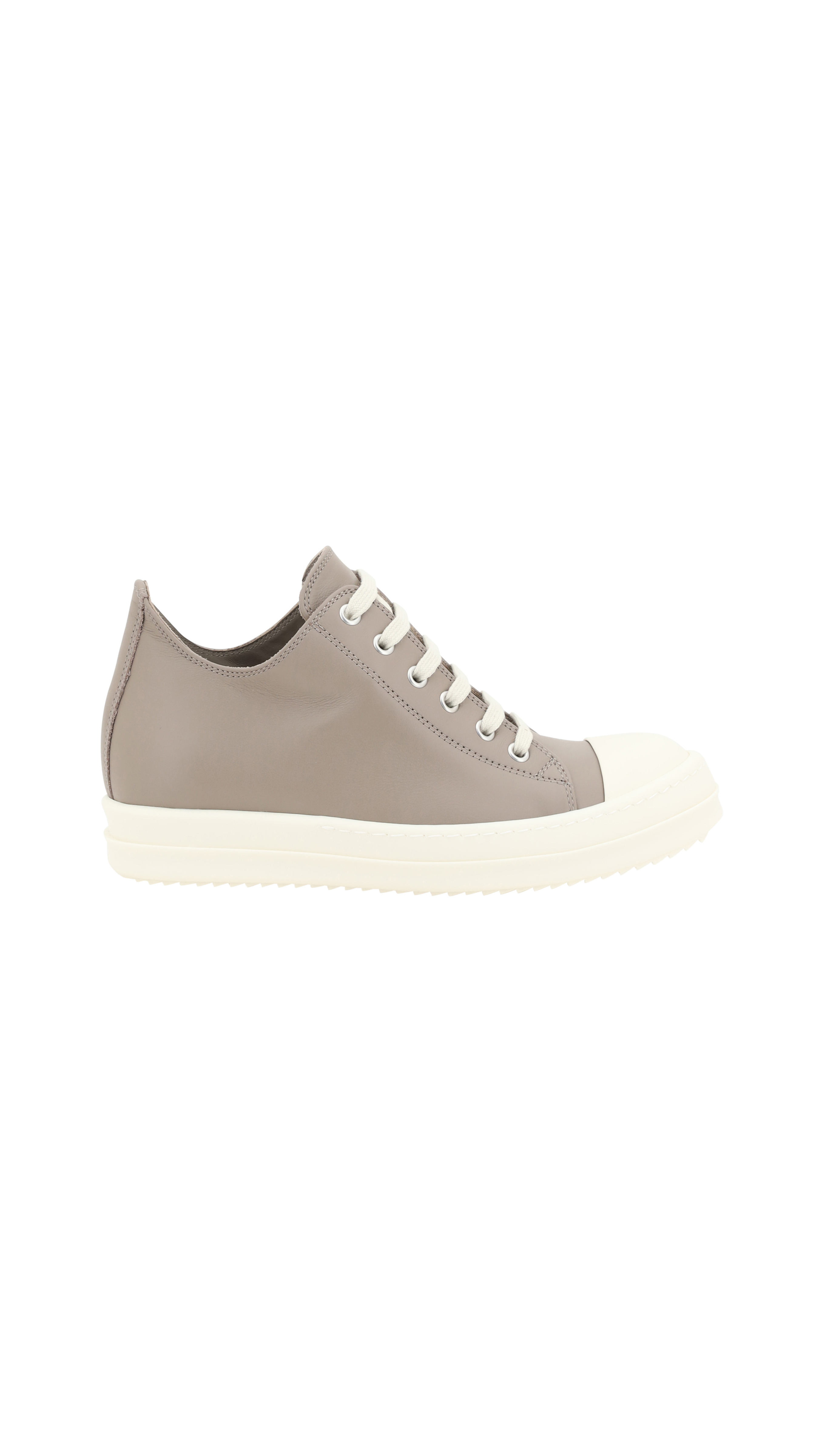 Hollywood Low Leather Sneaks - Grey/milk