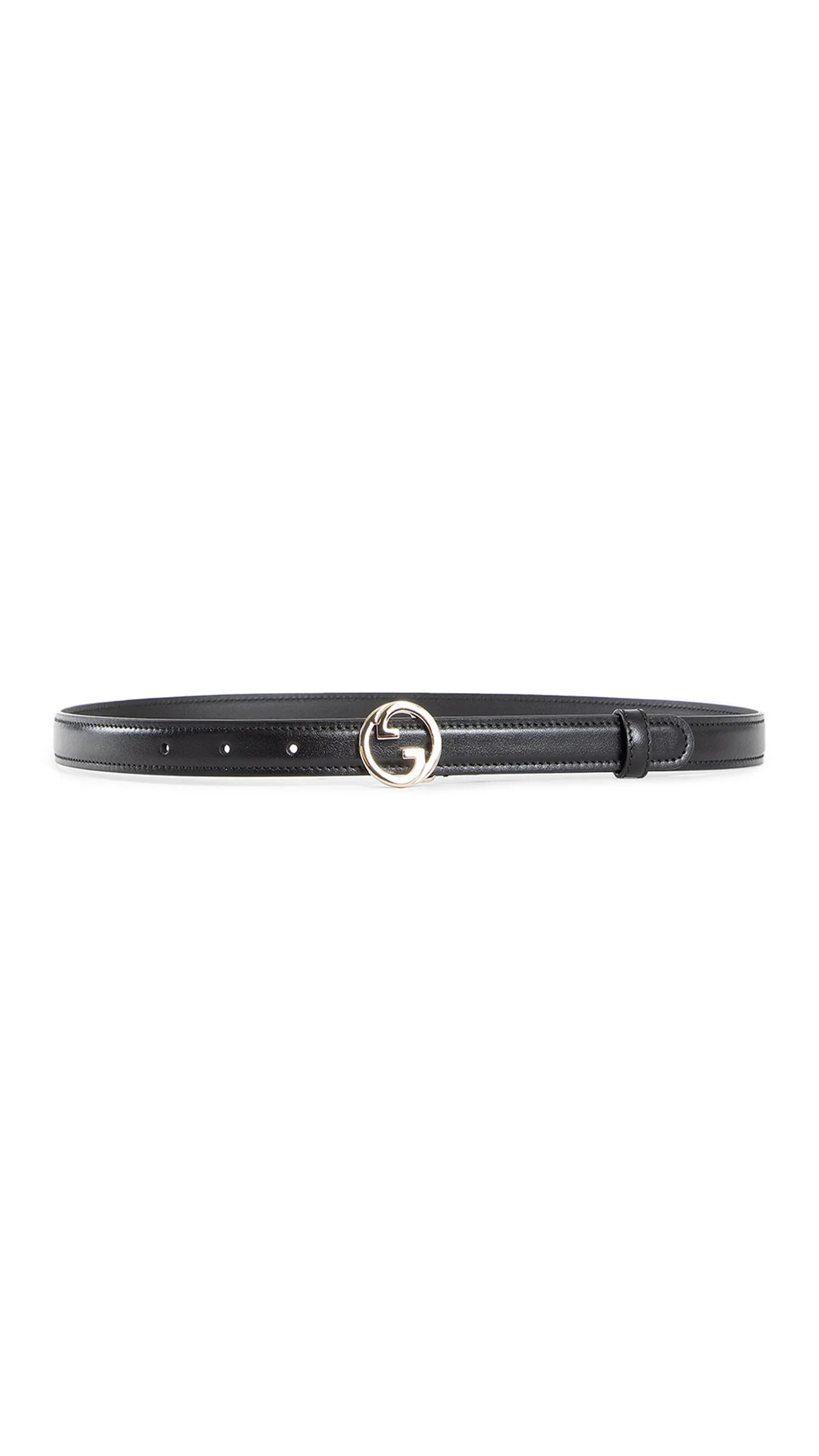 Blondie Thin GG Belt - Black