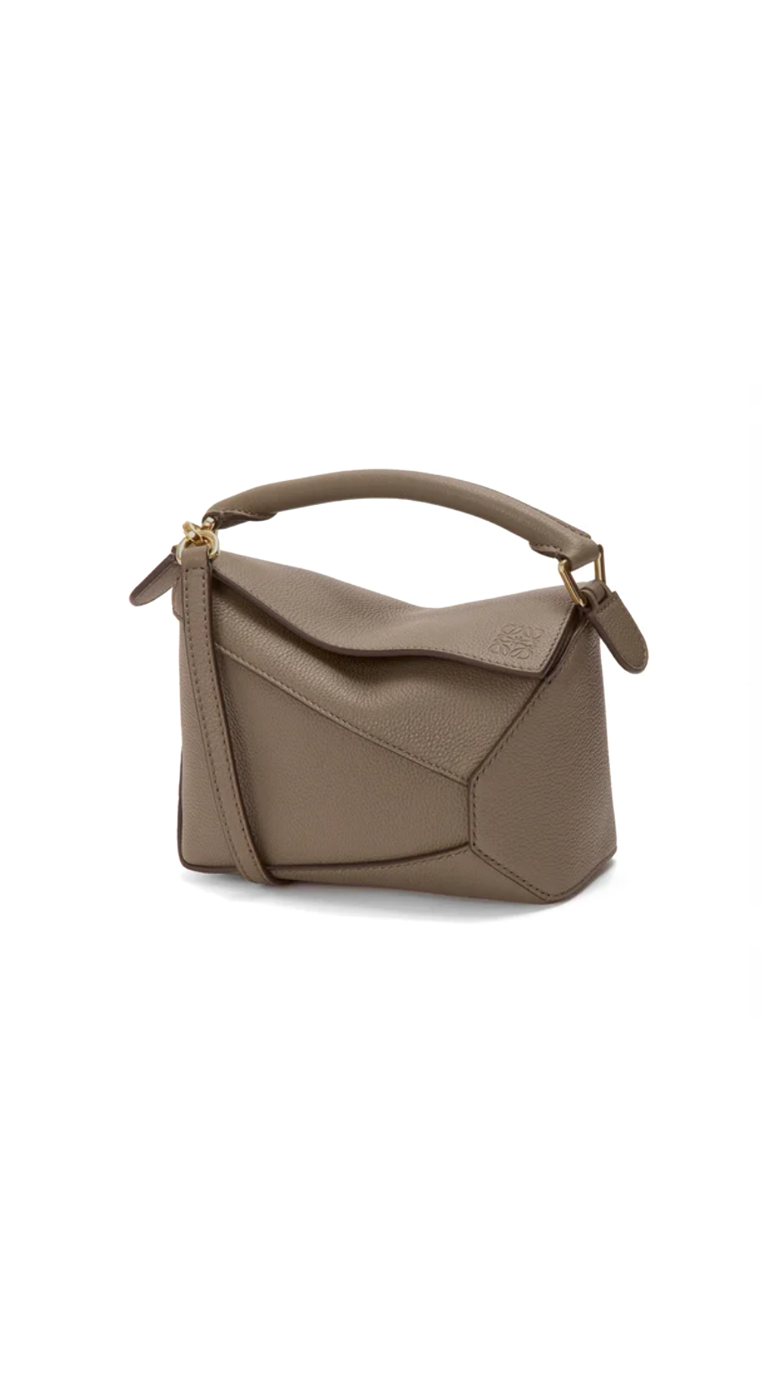 Mini Puzzle Edge Bag in Soft Grained Calfskin