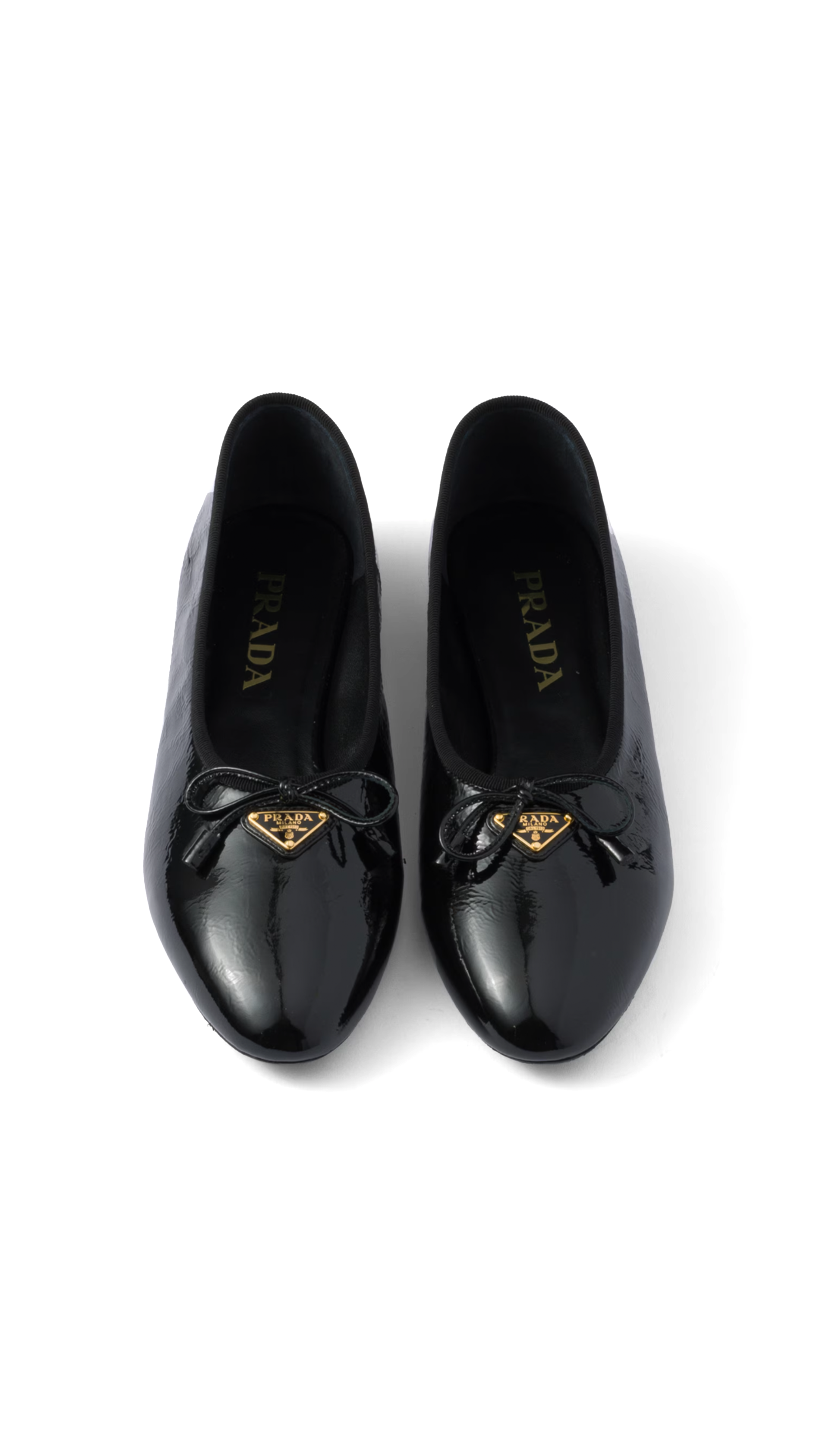 Patent Leather Ballerinas - Black