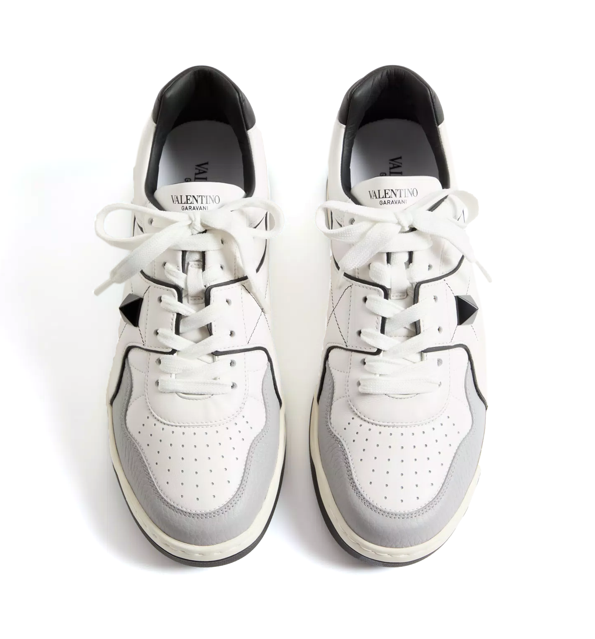 One Stud Low-Top Nappa Sneaker