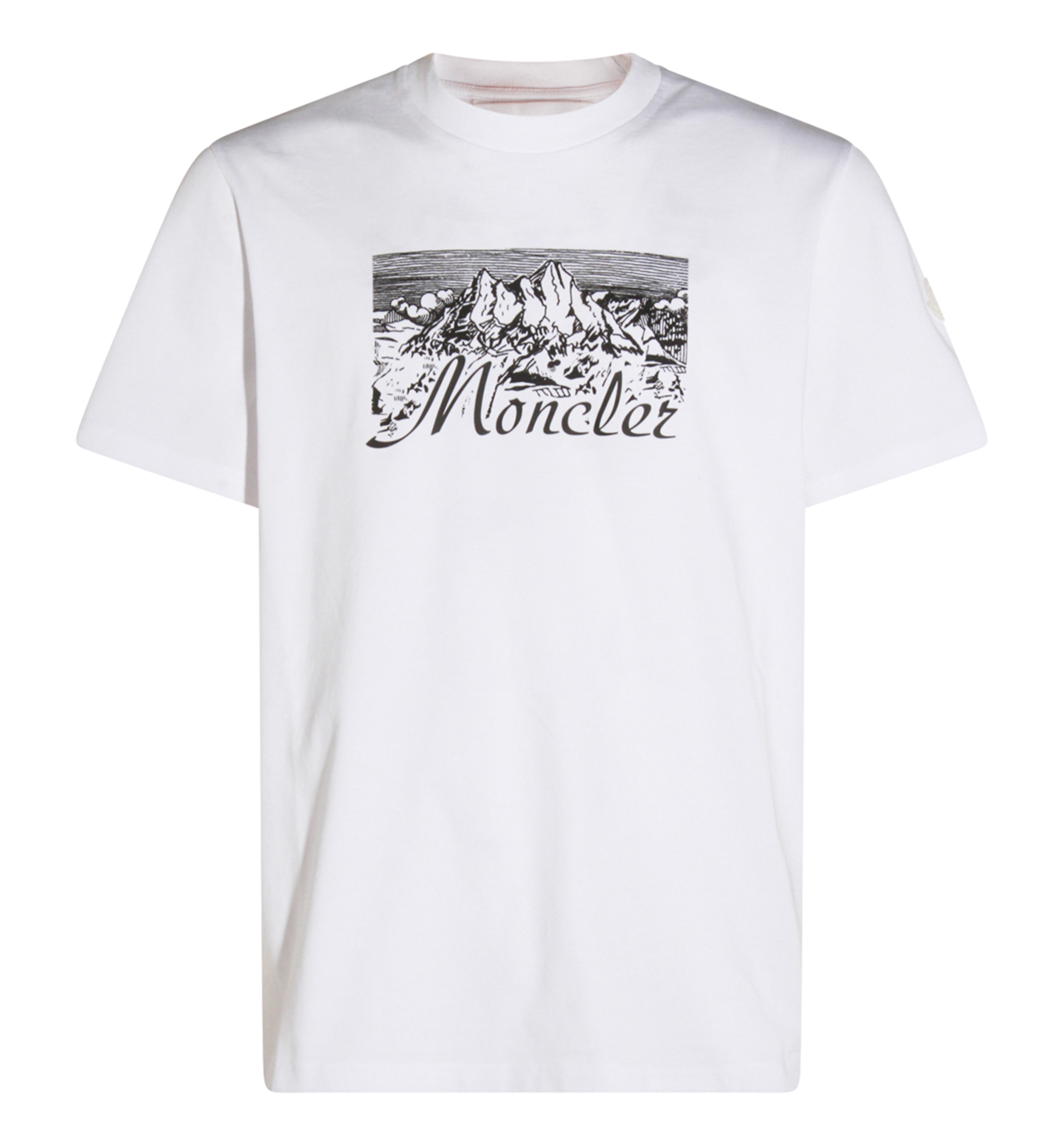 Mountain Logo Cotton T-Shirt