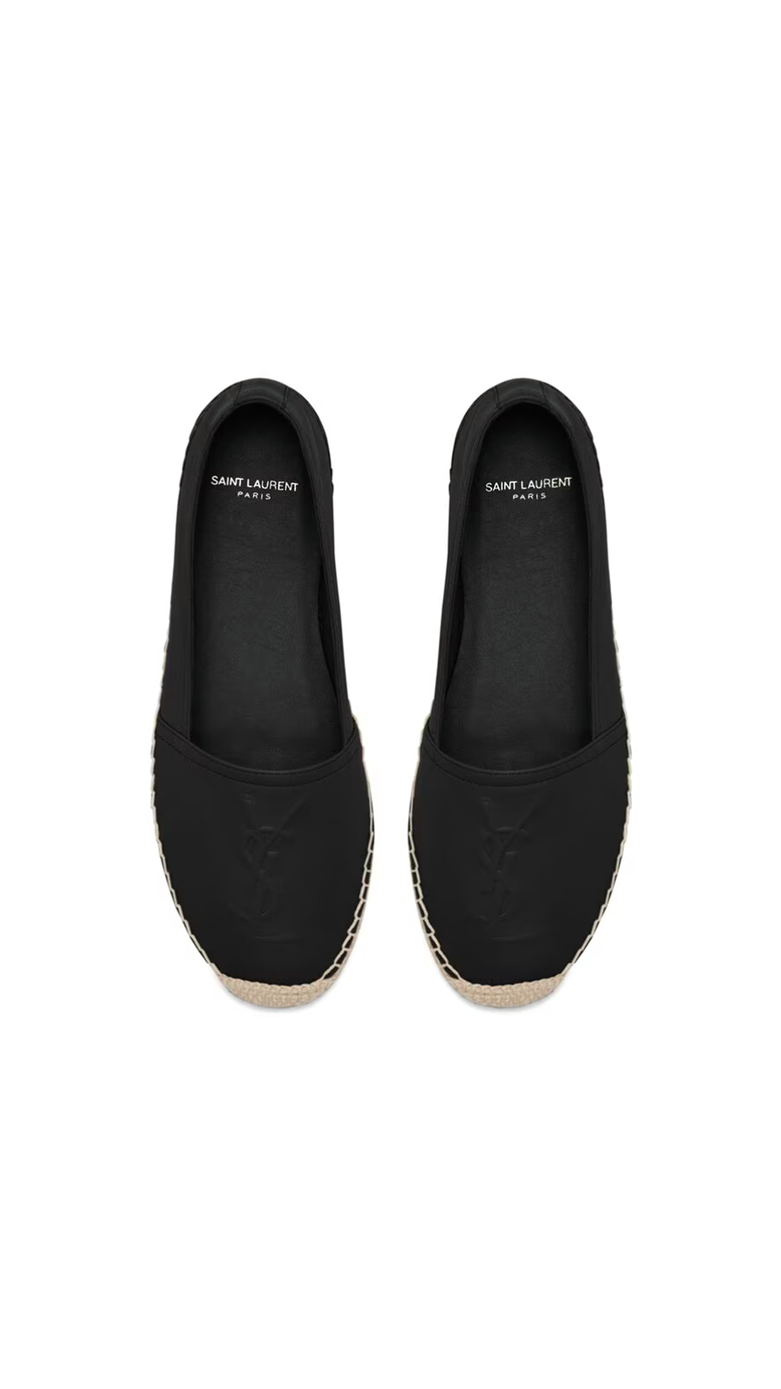 Monogram Espadrilles in Lambskin - Black