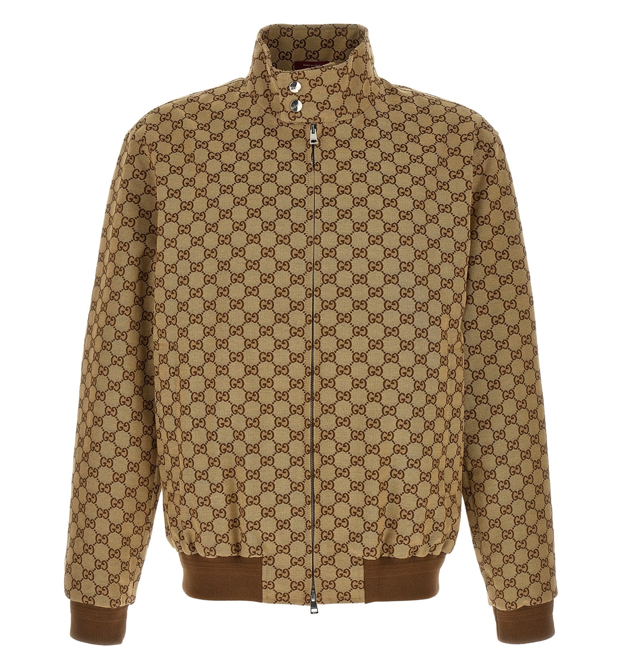 GG Canvas Bomber Jacket