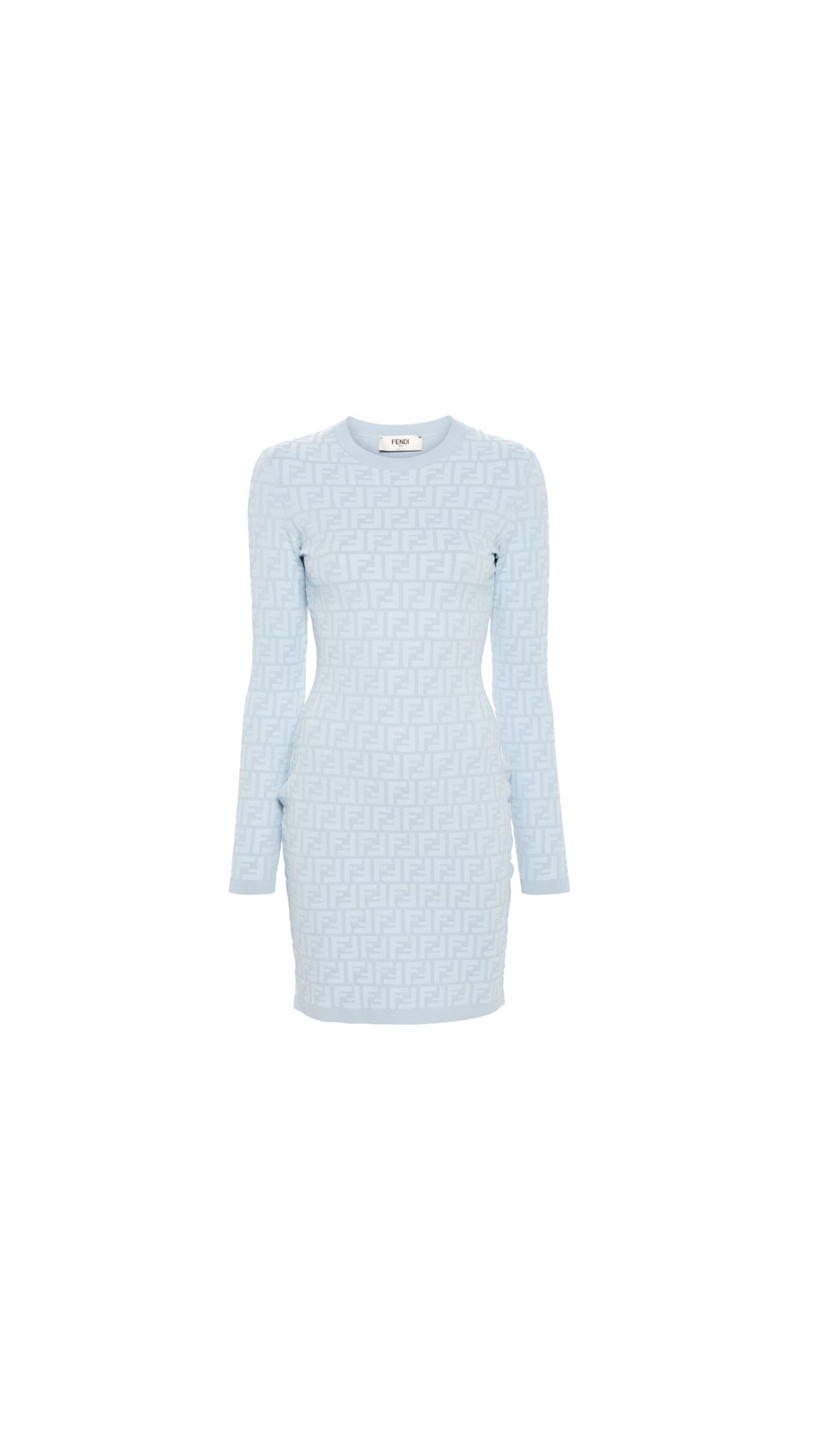 FF Viscose Dress - Light Blue