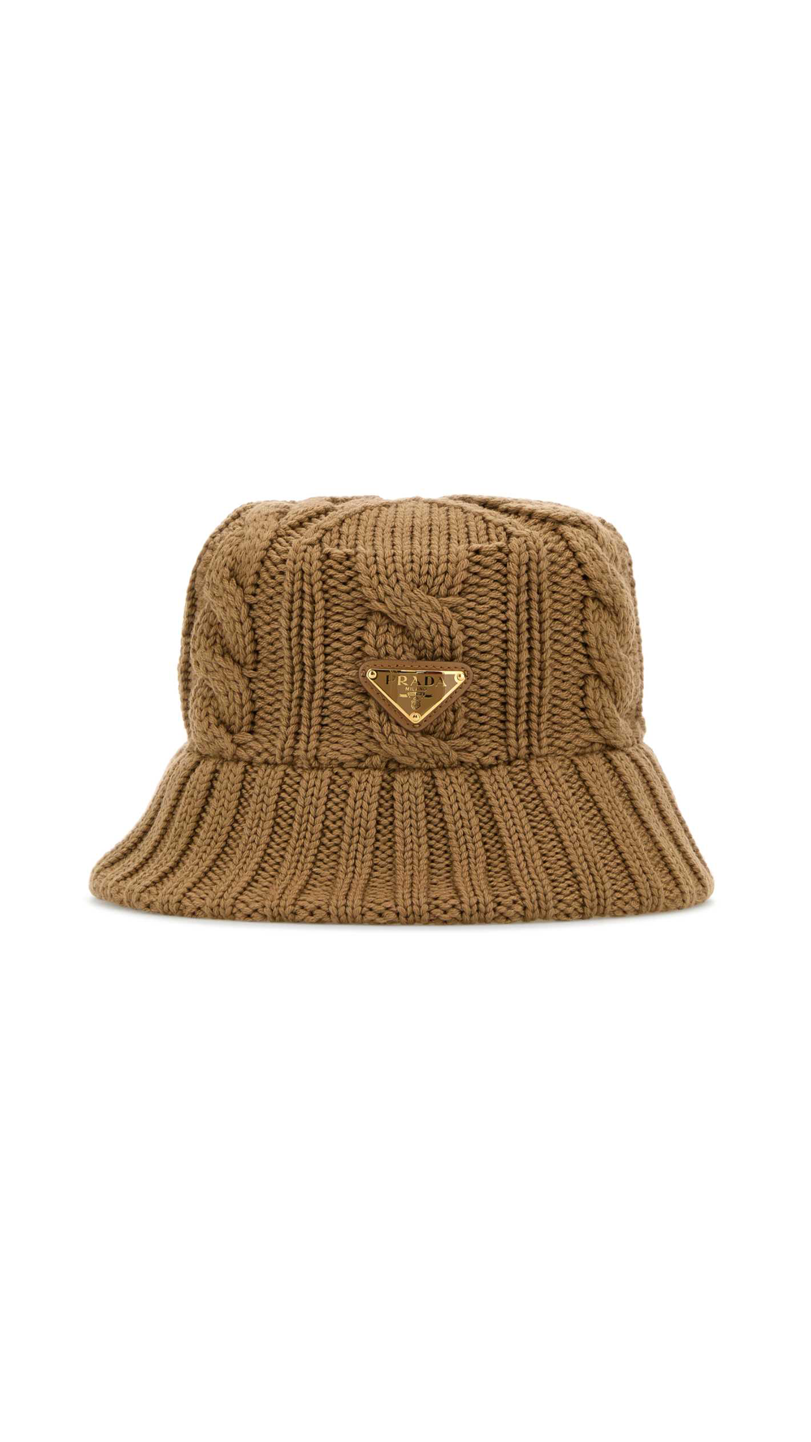 Wool Bucket Hat - Camel Brown