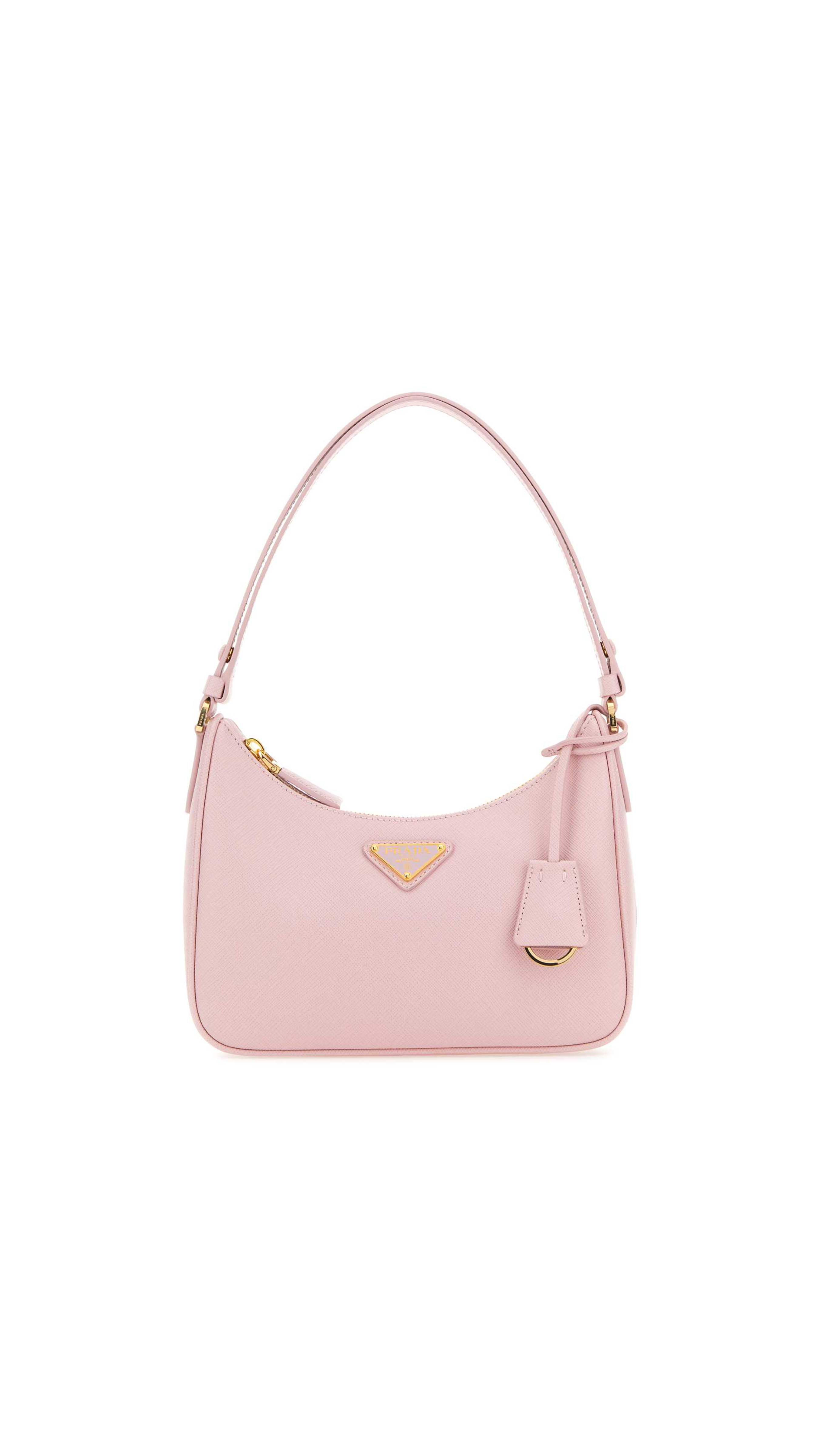 Saffiano Leather Mini-Bag - Alabaster