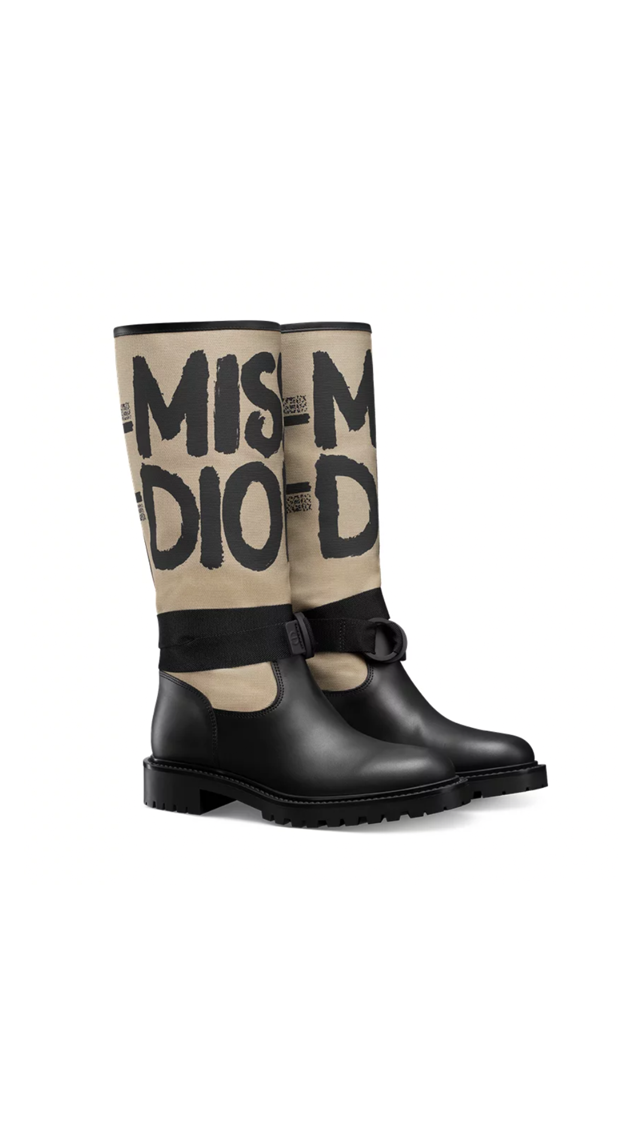 D-Major Boot - Black/Beige