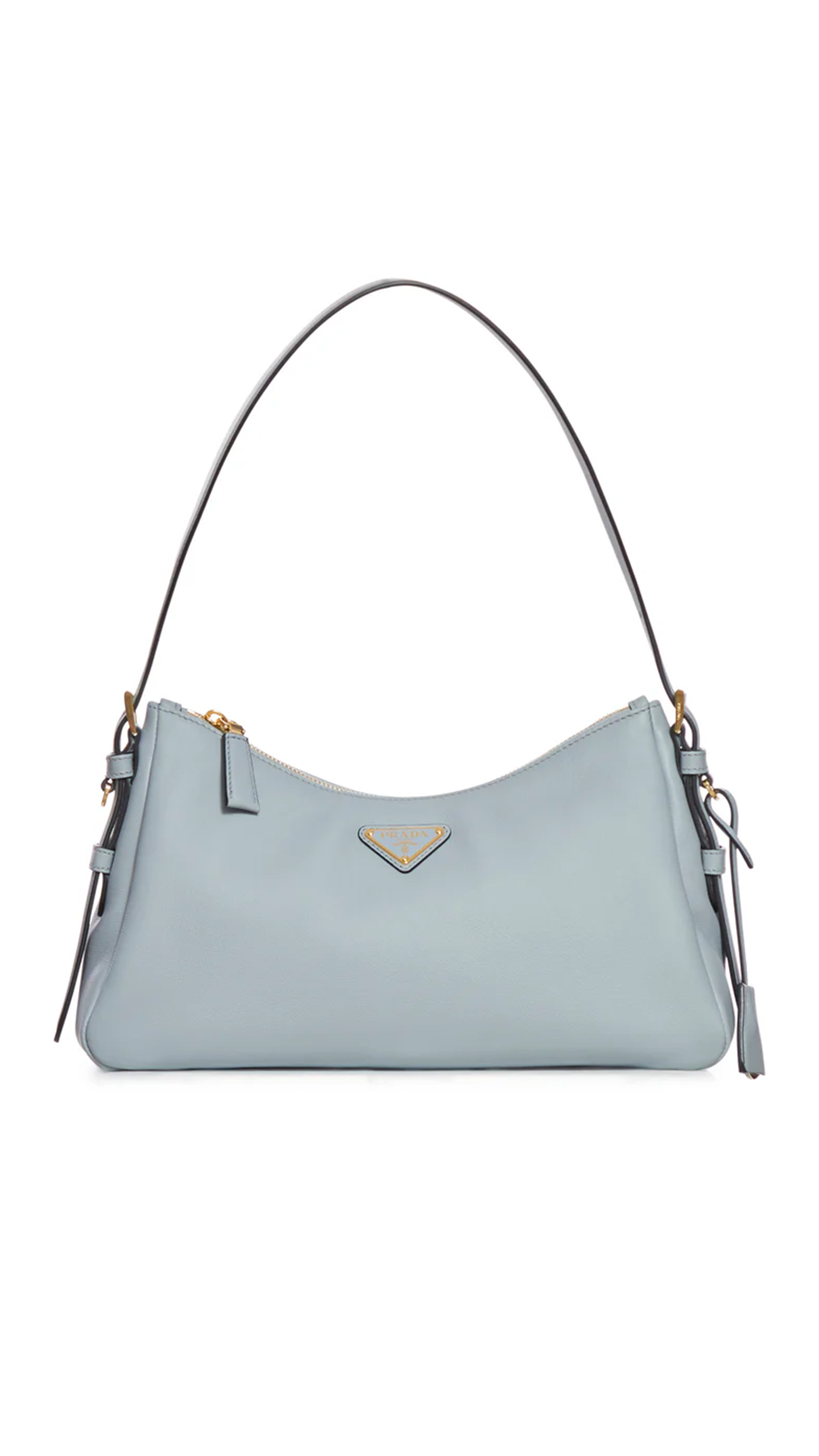 Aimée Medium Leather Shoulder Bag - Opaline