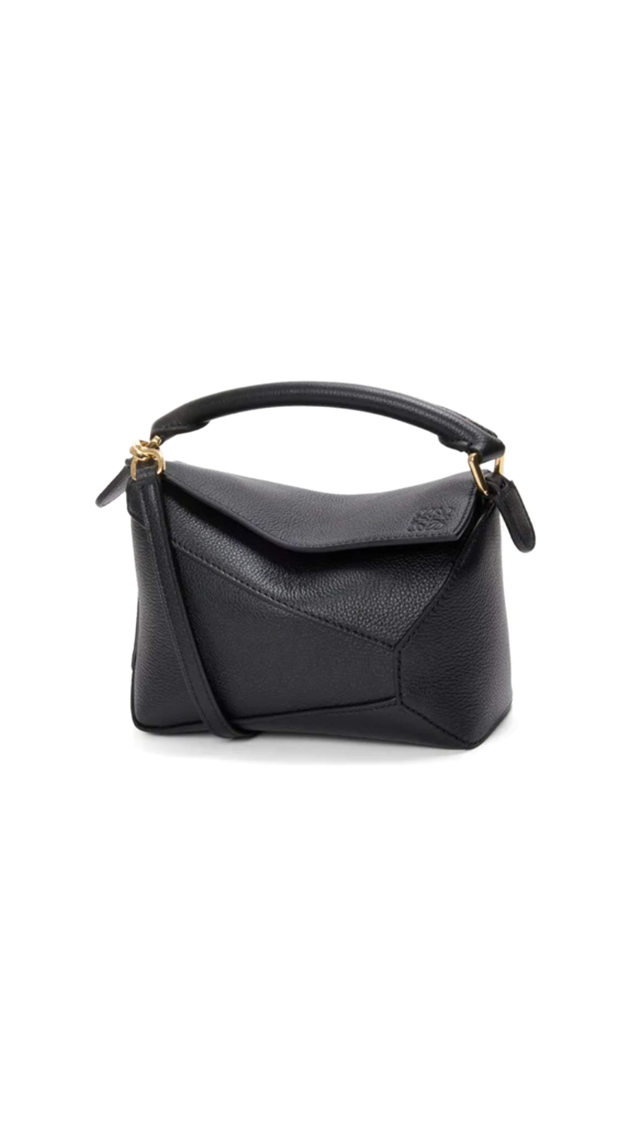 Mini Puzzle Edge Bag in Soft Grained Calfskin