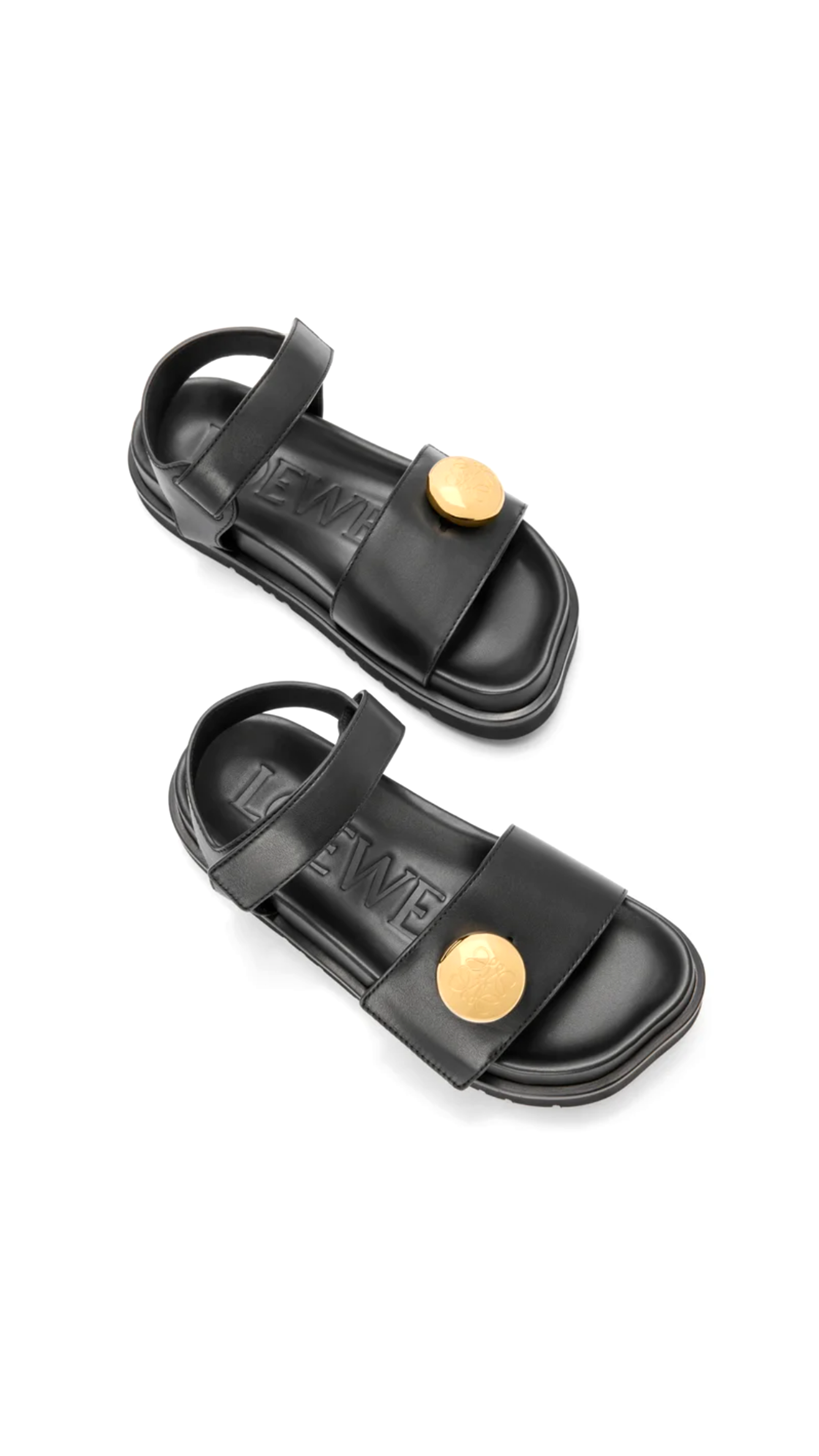 Pebble Fussbett Sandal in Soft Calfskin