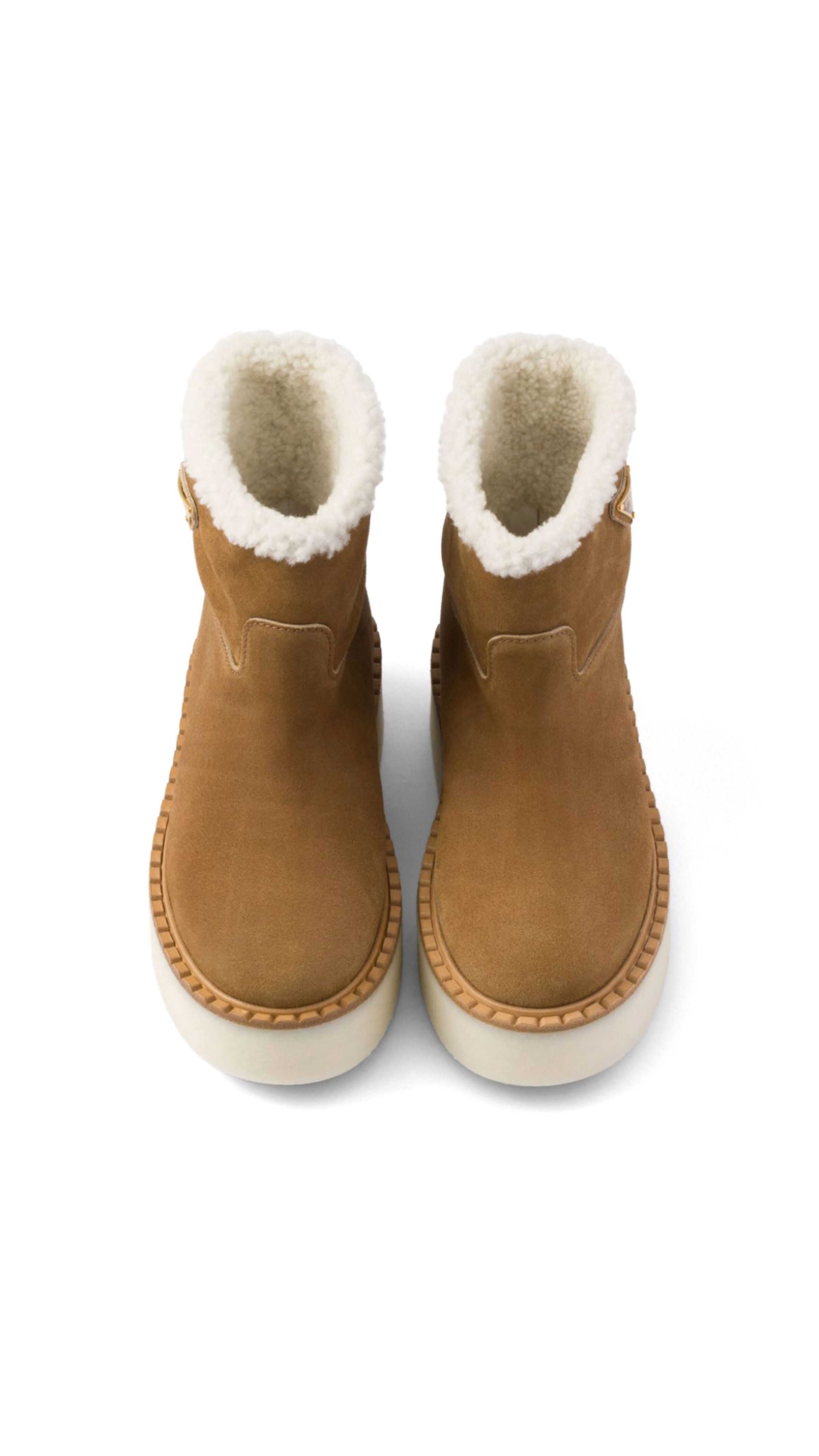 Suede Booties - Cinnamon