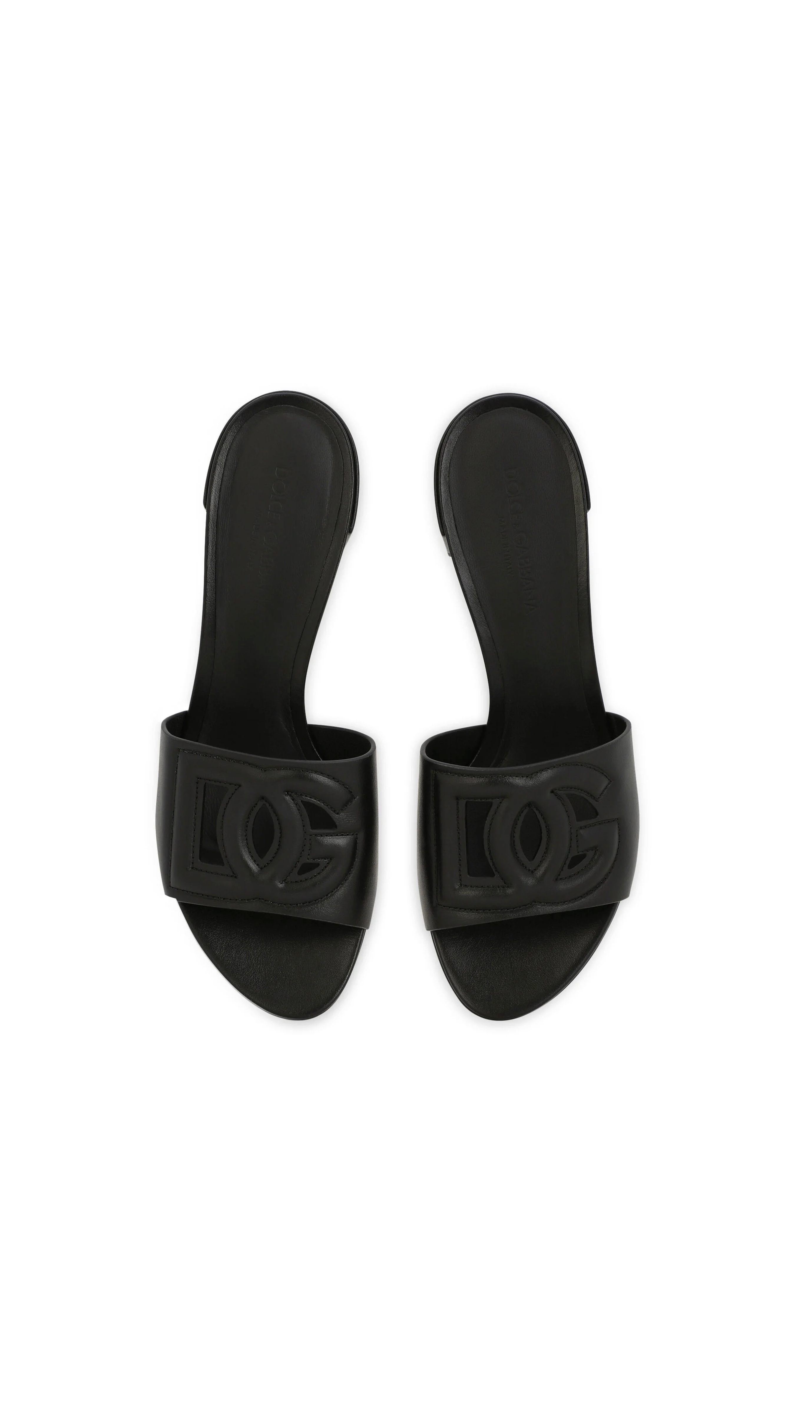 Calfskin Sliders with DG Logo