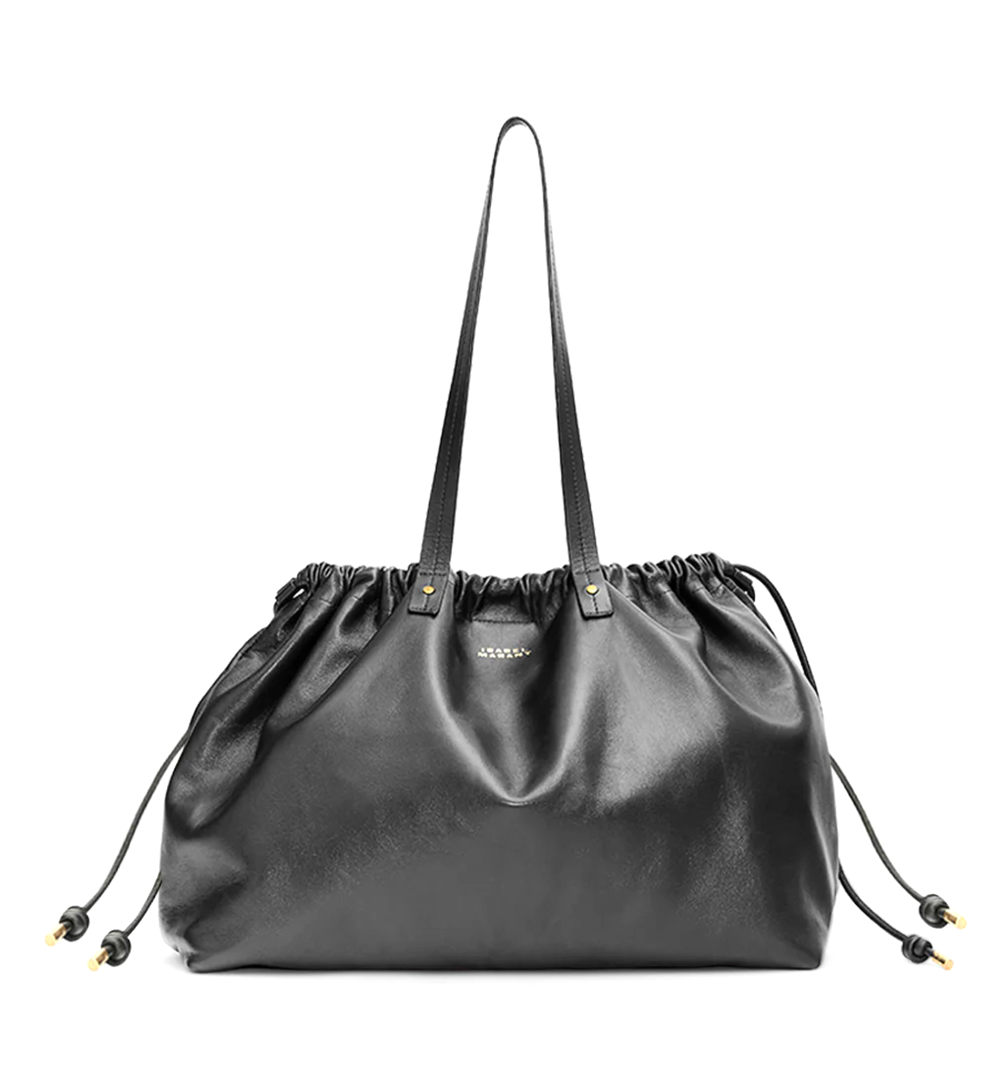 silven e/w shiny leather tote bag