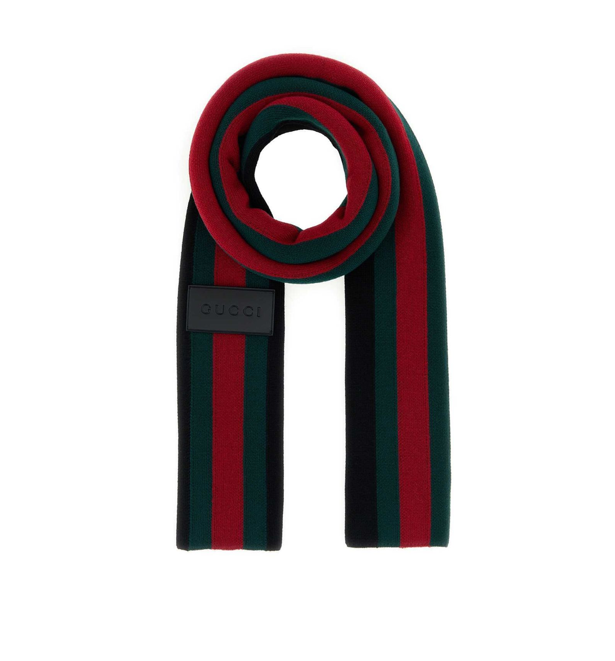 Striped Cashmere Jacquard Scarf