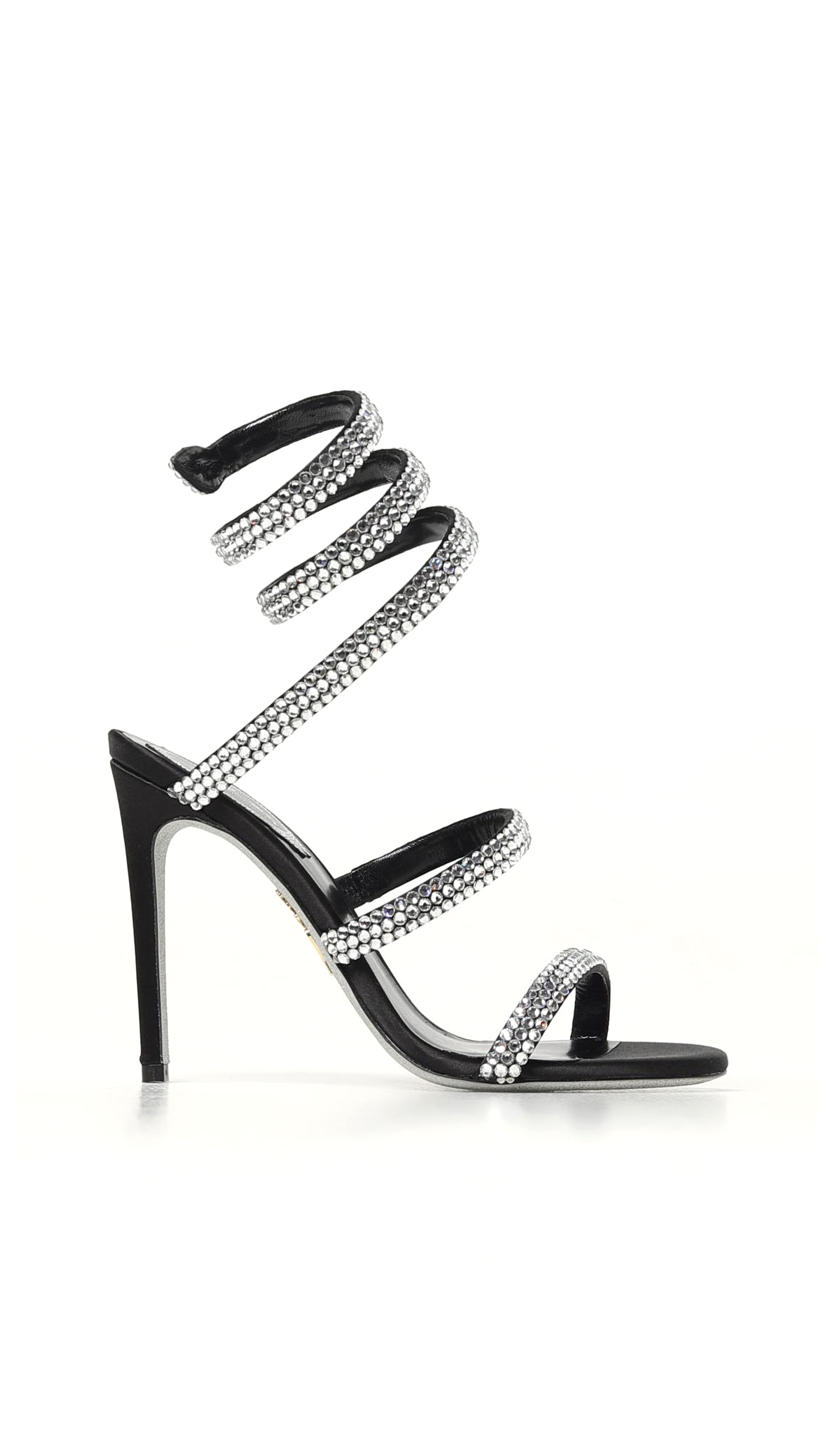 Crystal Cleo Pump - Black